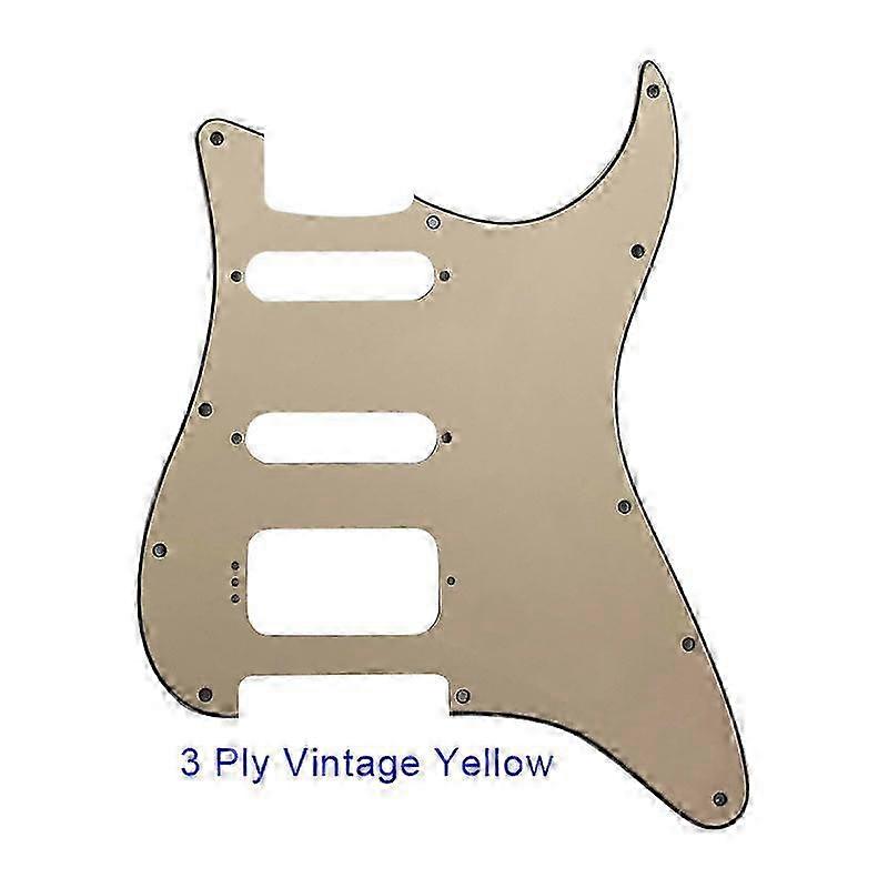 Kvalitetsgitarrdelar - För US Fd 11 Skruvhål MIM Start HSS SSH Humbucker Gitarrplektrumskydd Skrapplatta Inget Omkopplarhål 26s