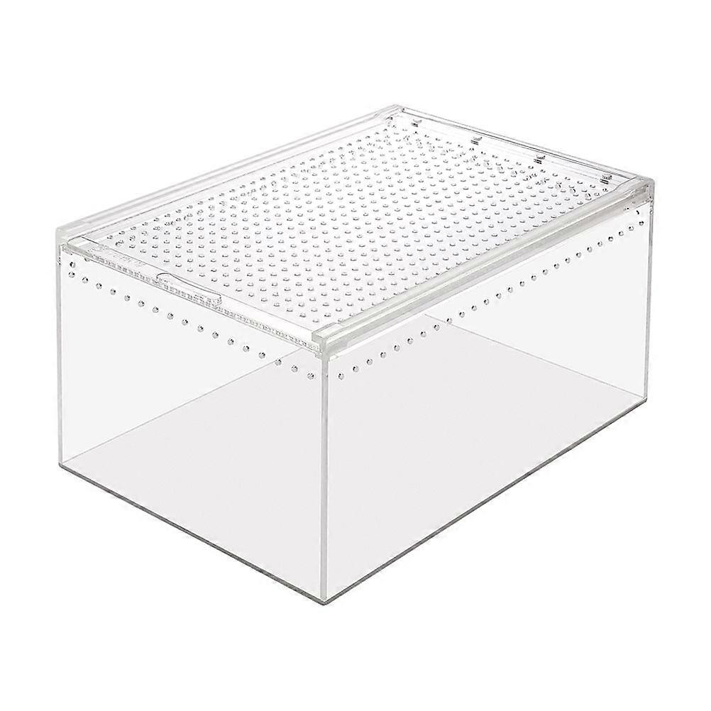 Household Snake Cage Transparent Cricket Keeper Multi-function Breeder Box Reptile Accessory