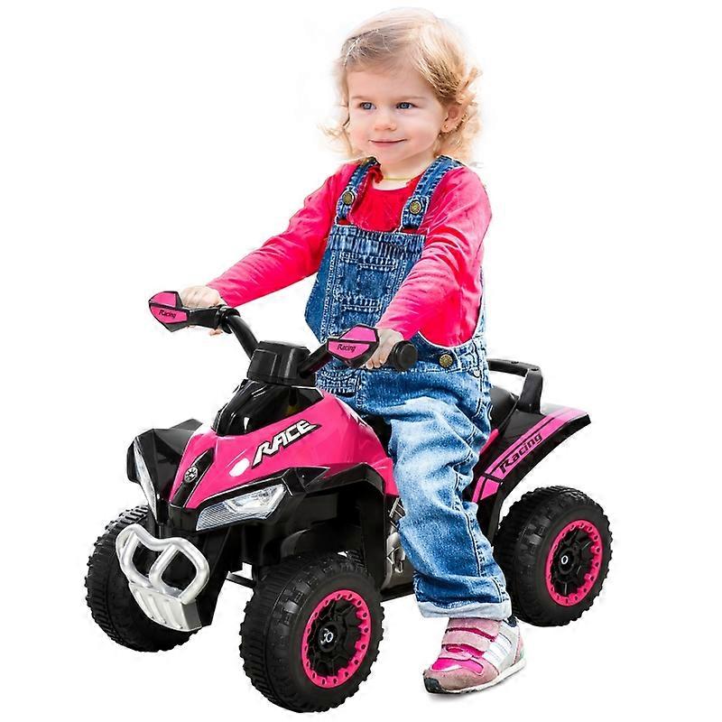 Pink Ride On Car Toddlers 18 36 Months Smooth Glide Push Toy