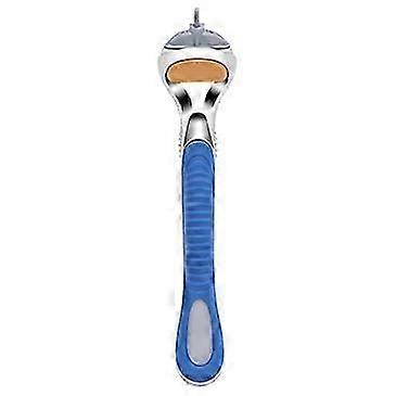 Five-layer Blade Razor, Male Shaving Razor with Alloy & Resin Handle, 13.2cm Barber Tool for Home & Travel