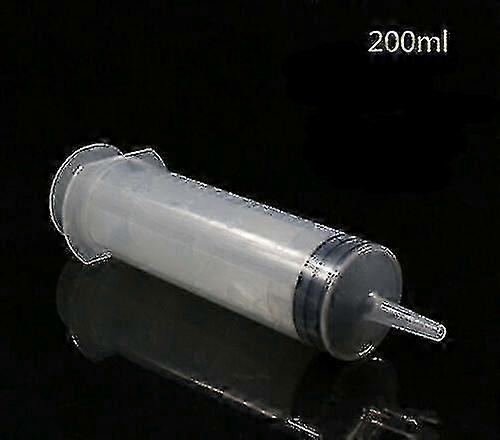100-200ml Reusable Big Large Plastic Hydroponics Nutrient Measuring Syringe