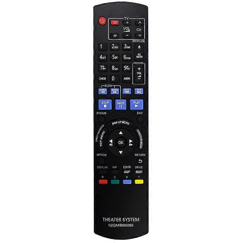 Replace N2QAKB000082 Remote Control for Panasonic Player DMP-BD65/45