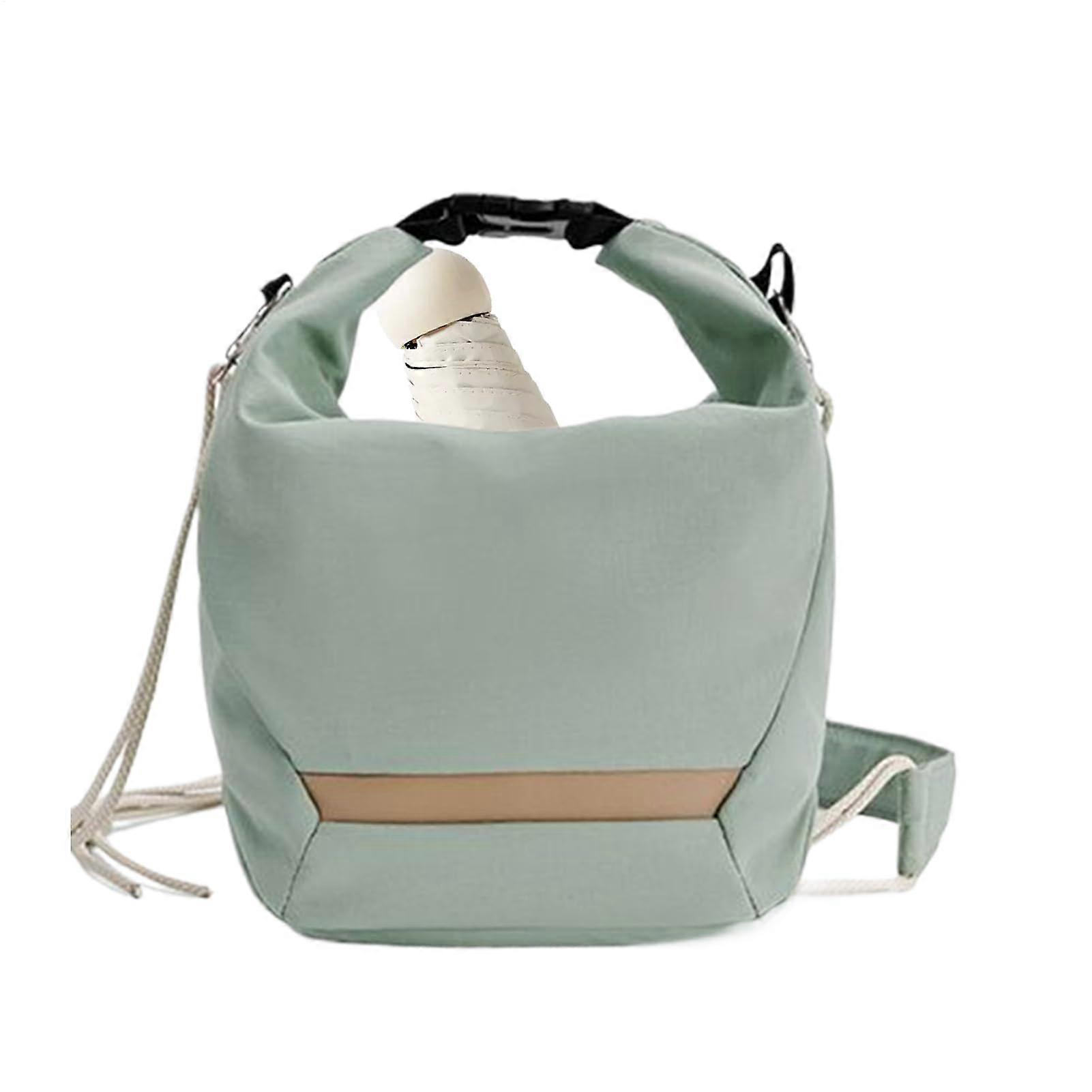 Camera Bag Waterproof Sling Backpack for DSLR and Mirrorless Cameras Shockproof Padding Travel Case 9.06Inches LightGreen