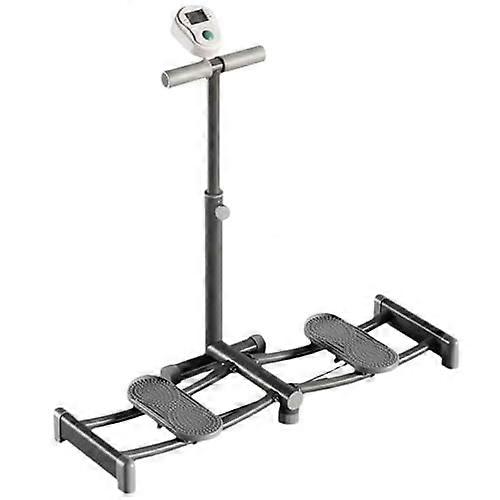 Ski Machine Simulated Trainer Adjustable Height Exercise Equipment For Leg Pelvic Floor Muscle Workout Grey