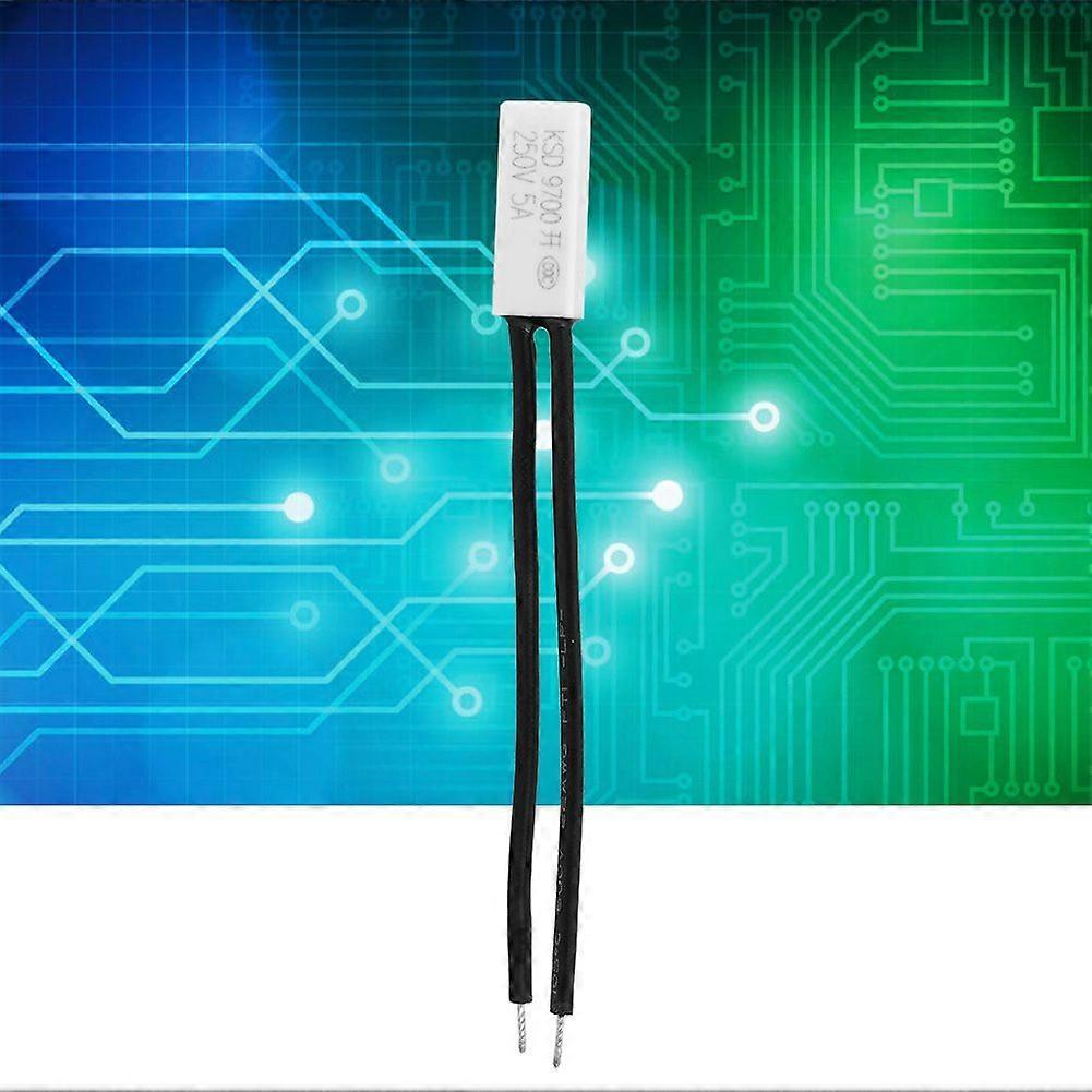 10pcs KSD9700 Normally Open Temperature Control Switch Thermal Protector Plastic Probe75