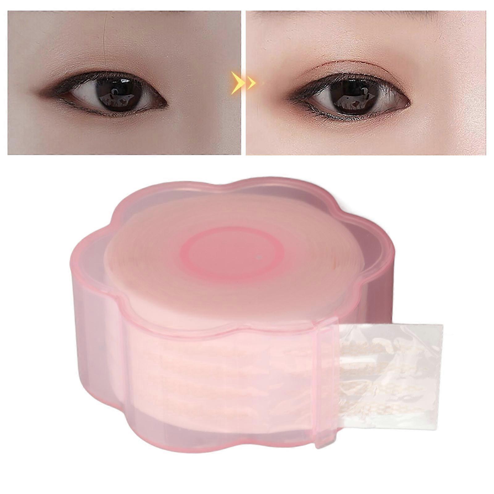360pcs Double Eyelid Stickers Lace Mesh Water Adhesion Eyelid Tape Stickers with Tweezers Fork Stick 