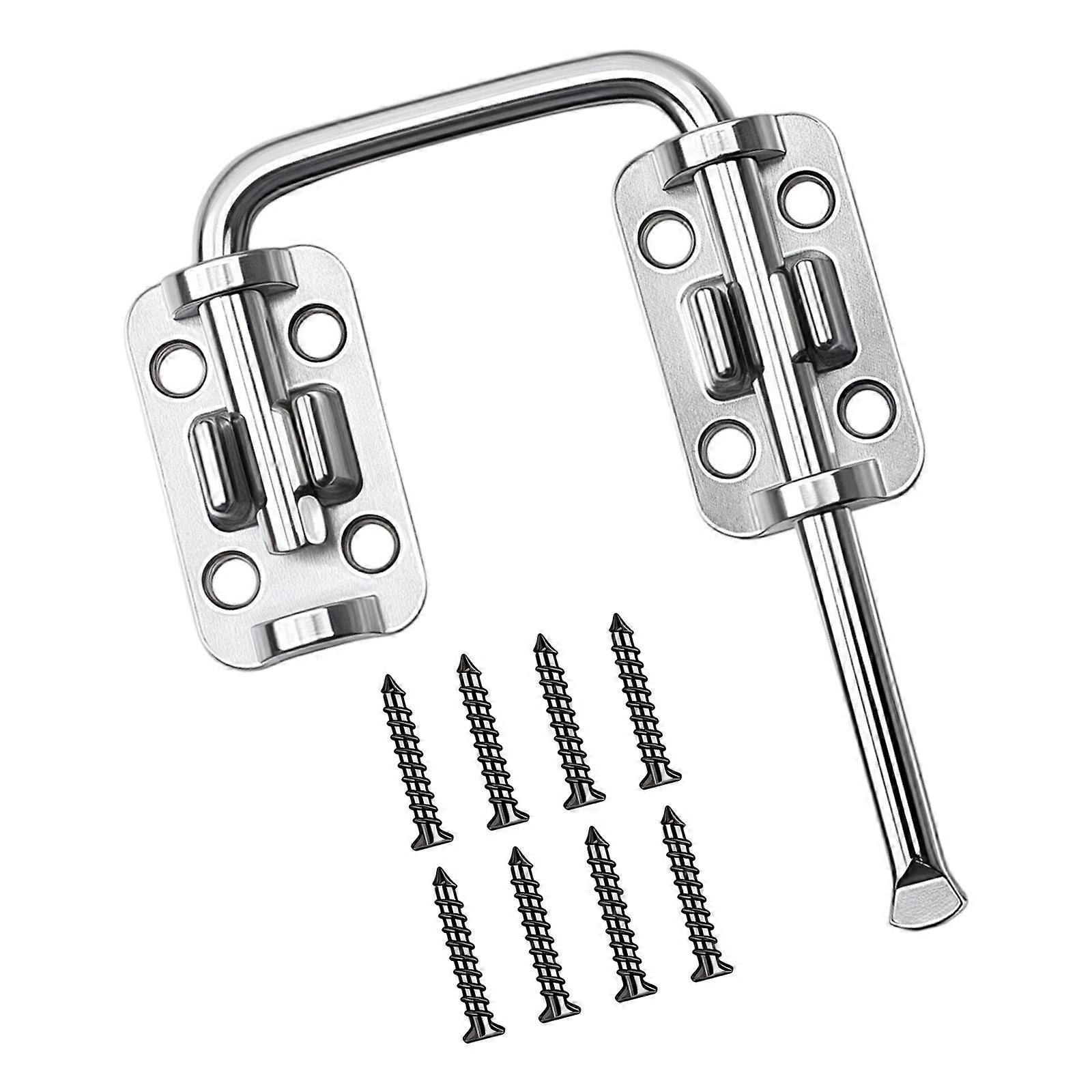 Heavy Type Security Chain Door Lock Rustproofed Door Security Latches Chain for Various Entryways  Silver