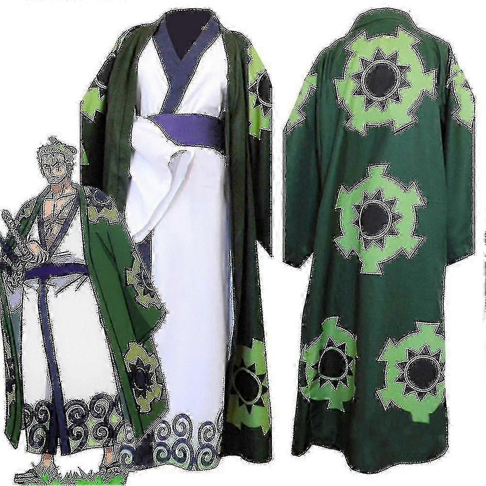 أنيمي رورونوا زورو تأثيري زي وانو كوني البلد كيمونو رداء بدلة كاملة ملابس هالوين كارنيفا