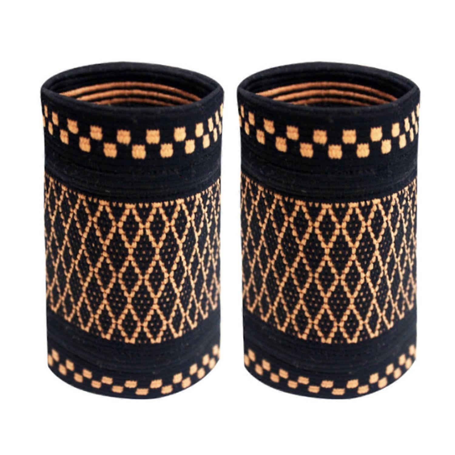 1 Pairs Copper Wrist Compression Brace Wrist Compression Supports Elastic Coppe Sweat Absorption Nyl