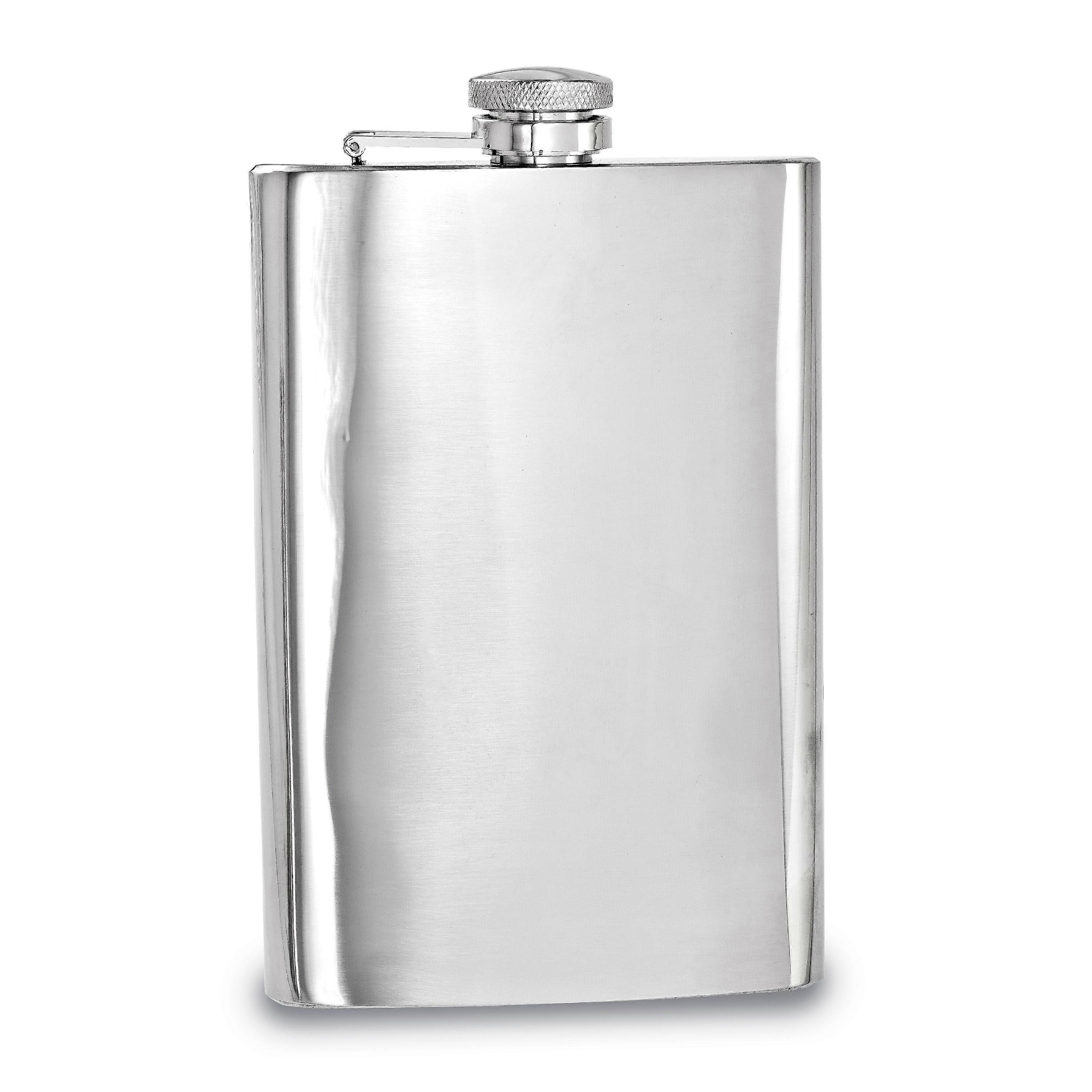 Polished Stainless Steel 10oz Flask GP2718