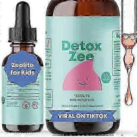 Ζεόλιθος Drops for Kids Detox Berry Flavor 30ml Σωληνάρια Συμπληρώματα Διατροφής
