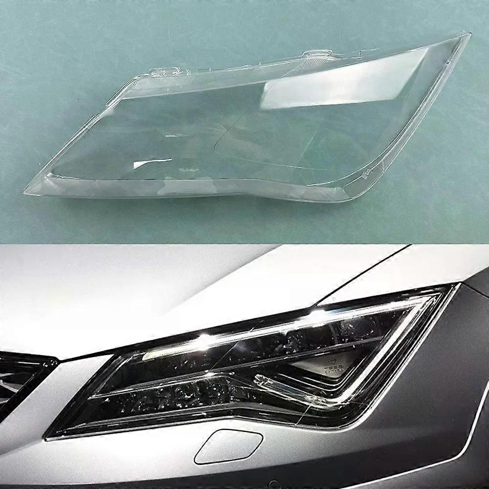 For Seat Leon 2013-2018 Headlamp Cover Lampshade Lamp Headlight Shell Lens Plexiglass Replace Original Lampshade