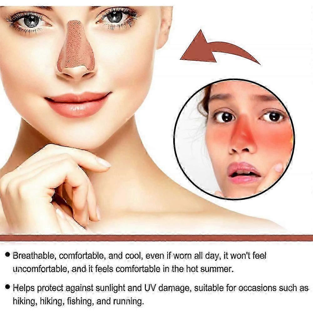 Reusable Sunblock Patches For Nose Uv Protection Concealer Moisturizing Patch For Outdoor Training Swimming