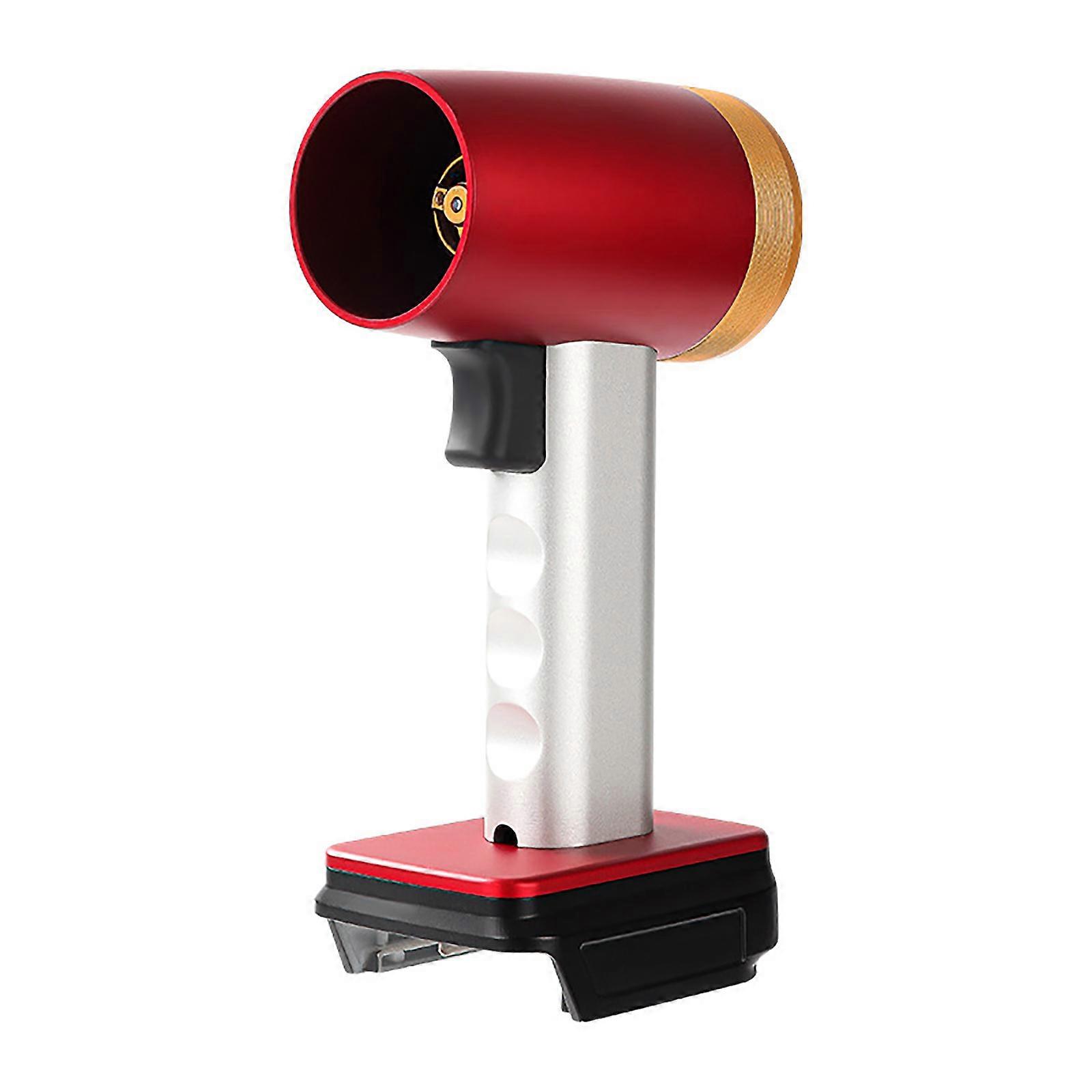 Aluminum Alloy Handheld Turbofan Blower With 800G Most Wind Output Rechargeable Battery Powered For Outdoor Cleaning Tasks Multicolor