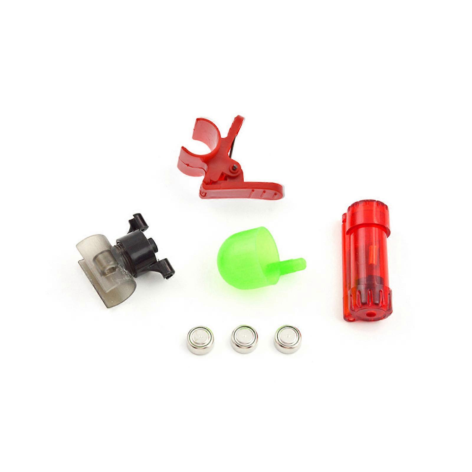 Fishing Bites Alerts Indicator Electronic Fishing Alarm Bites Alarm with Indicator Light and Buzzer Fishing Accessories Multicolor