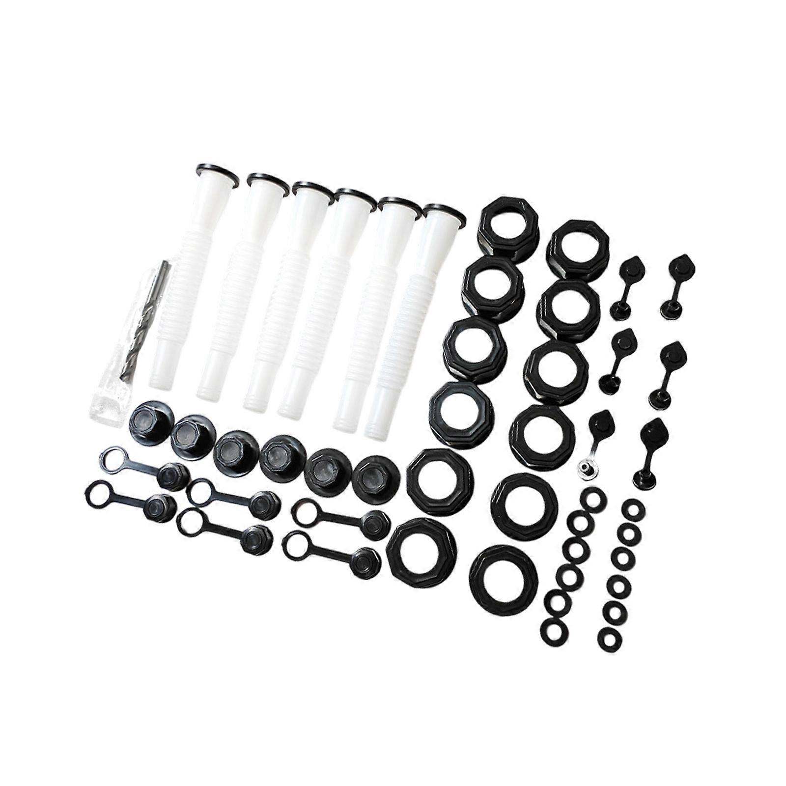 Leakproof Gas Container Spout Replacement Set Gas Can Spout Tool for 1/2/5/10 Gallon Capacity Tanks  6