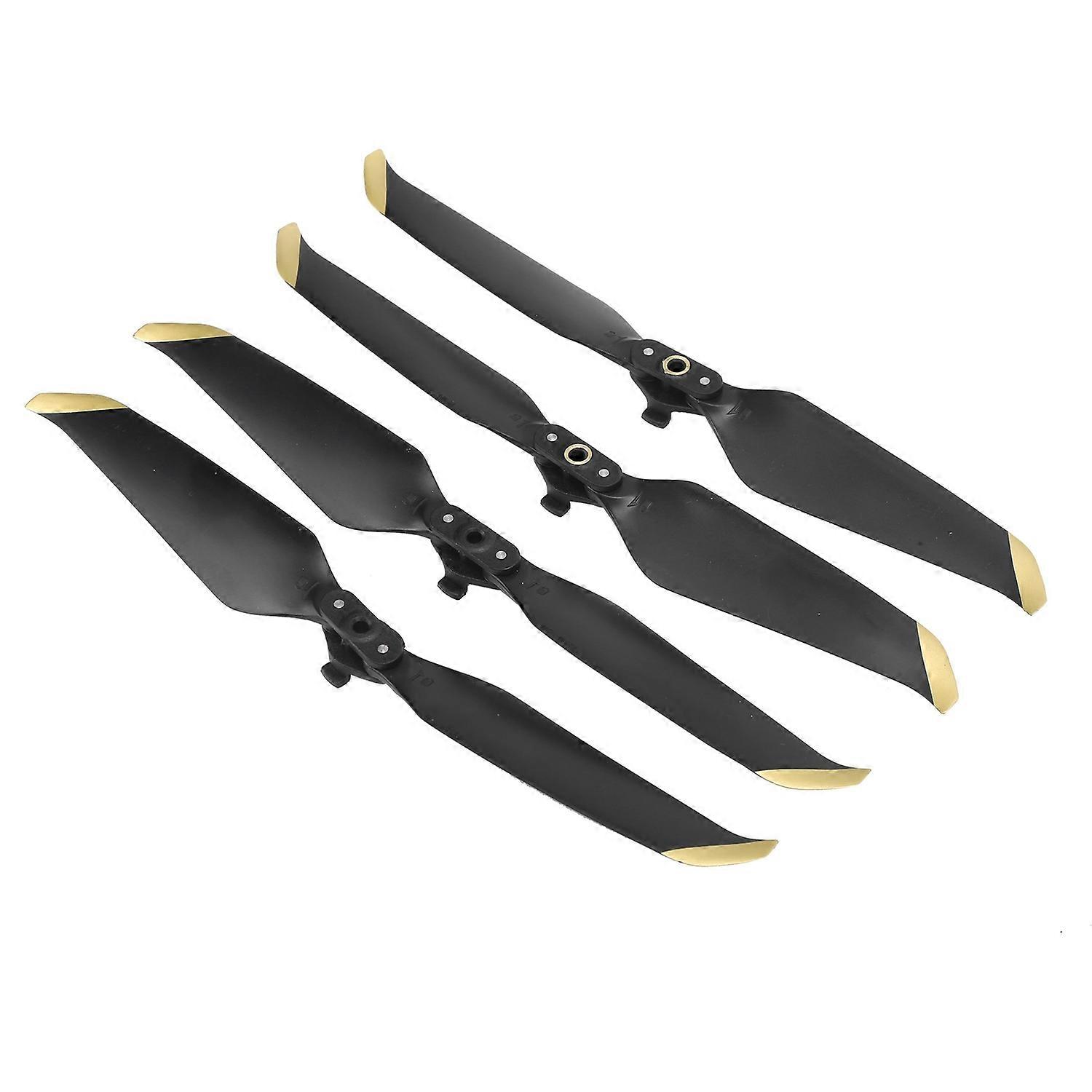 2Pair RC Drone LowNoise Propeller QuickRelease Blade Replacement for Air 2S/Mavic Air 2(Gold )