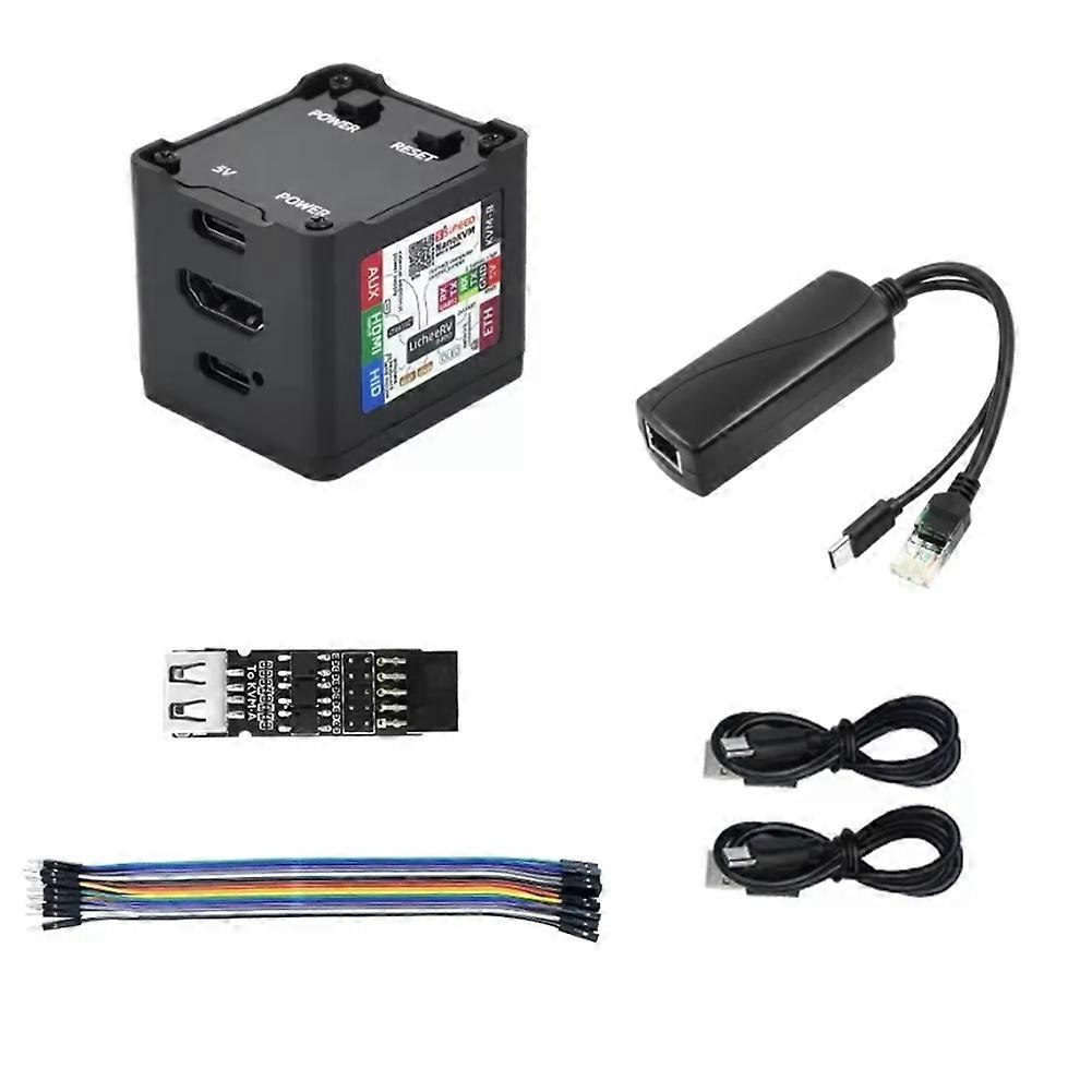For Sipeed NanoKVM PiKVM Remote Control Operation and Maintenance Server Mini PiKVM Remote Desktop Server UART Black
