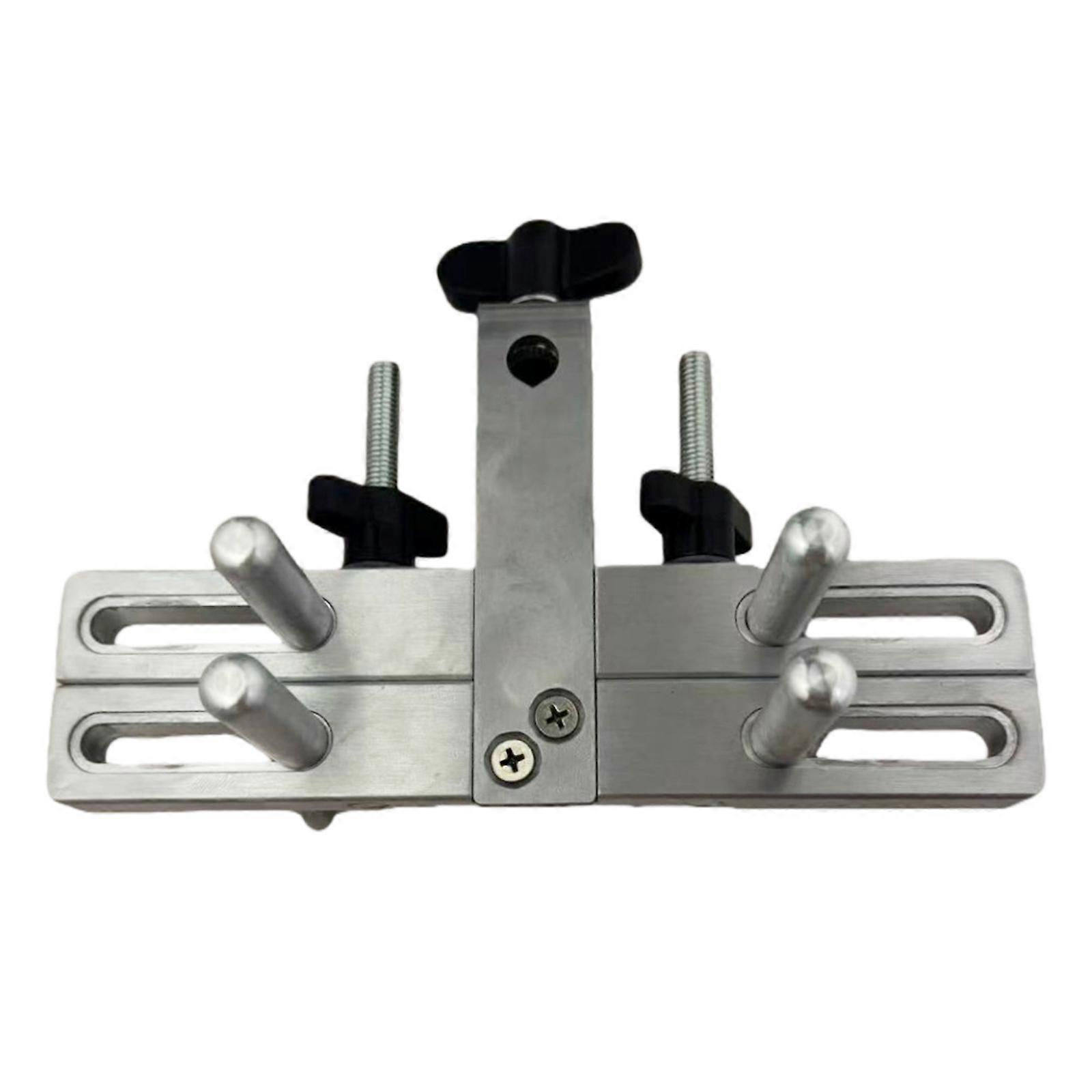 Portable Foldable Handbell Stand Adjustable Height Metal Base with Nonslip Clamp for Music Instrument Secure Placement Multicolor