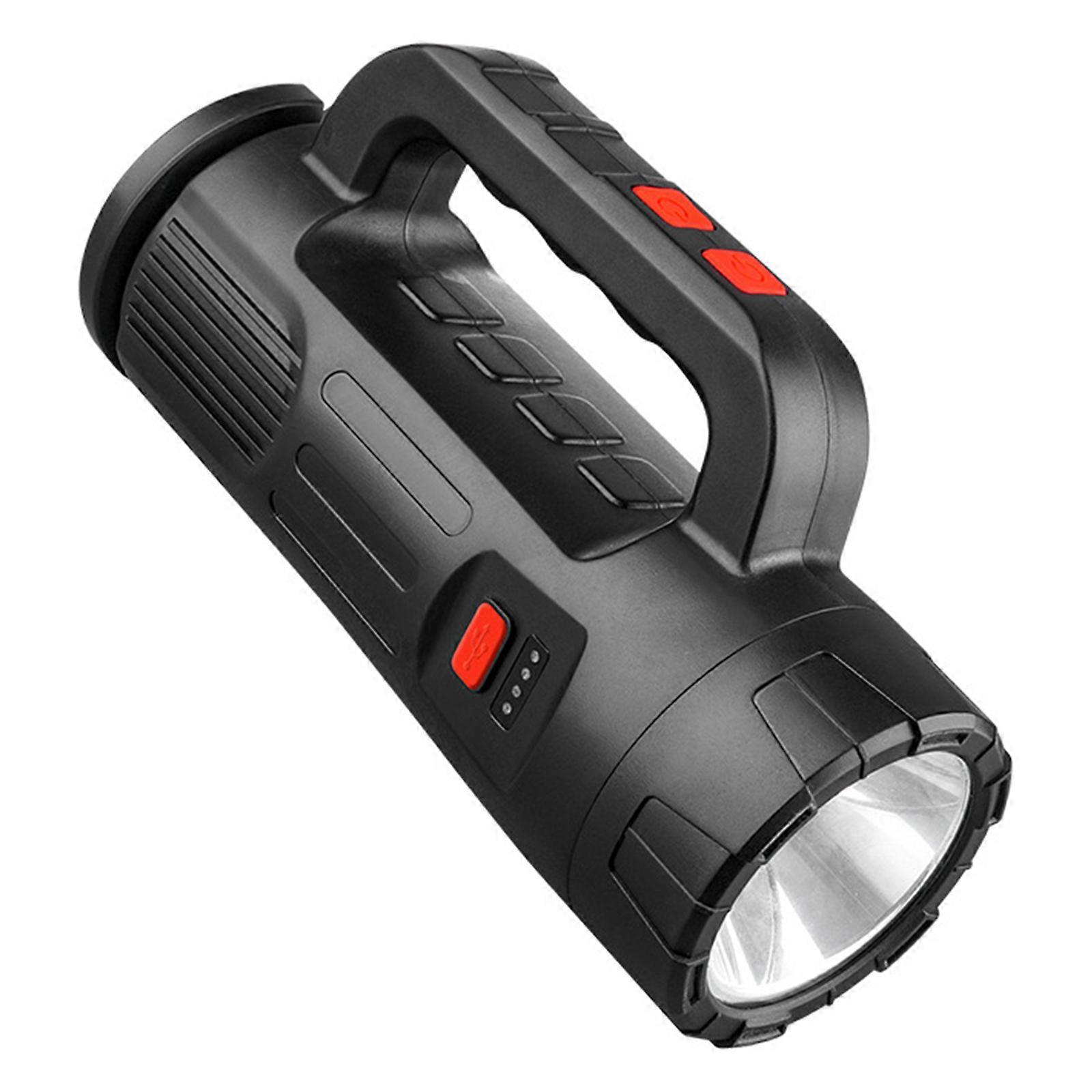 Compact Rechargeable Camping Lamp Compact Rechargeable Hiking Flashlight Handheld Searchlight Torch Energy Efficient Multicolor