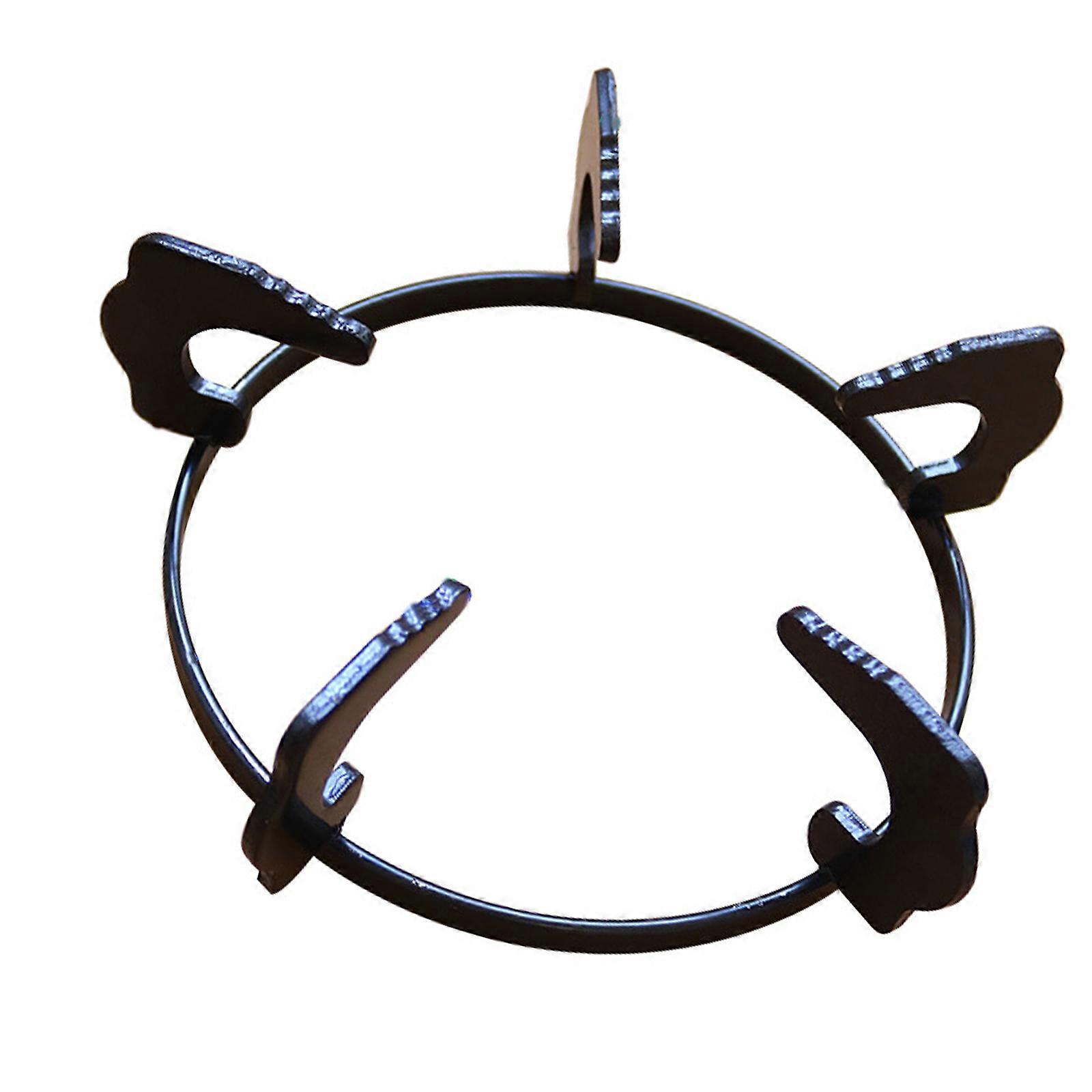 Robust Iron Wok Holder 20.2cm Iron Stove Support Gas Hob Support Cooktop Range Stand for Efficient Stir Fry Preparation Multicolor