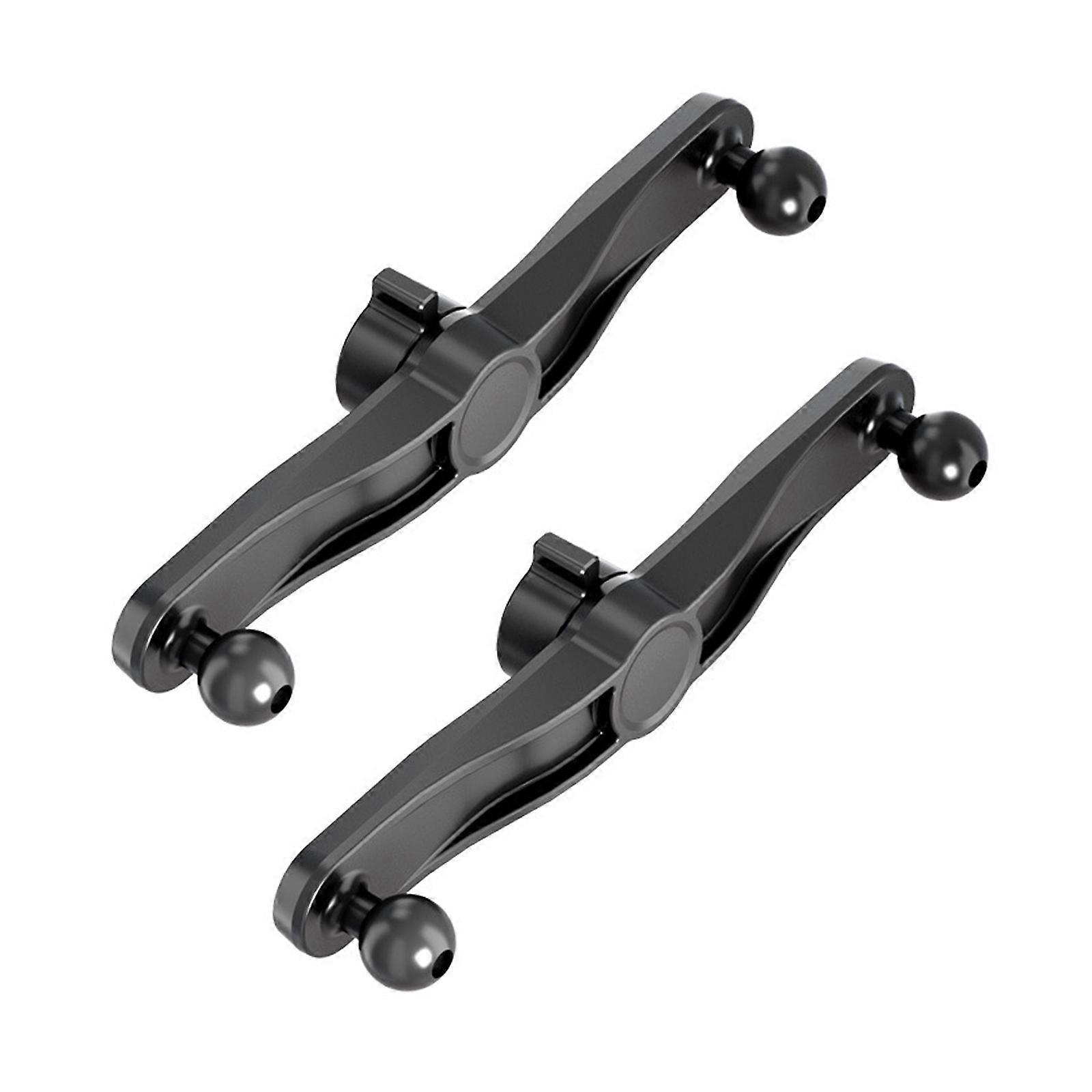 2pcs 17mm Universal Splitter Adapter Double Head Connection Base for Magnetic Car Mounts Tablet Stand Systems Multicolor