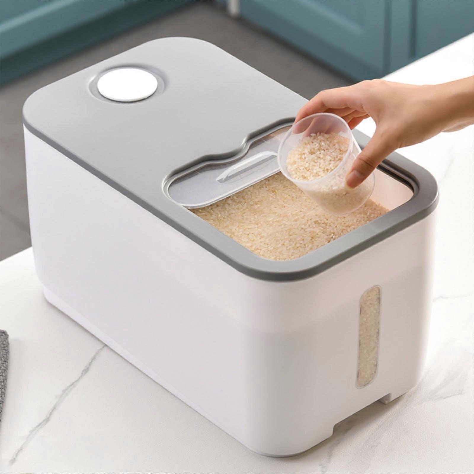 Gas-tight Food Storage Container Plastic Cereal Container With Easy Lock Lid Push Pull For Cereal Storage In The Kitchen Pantry