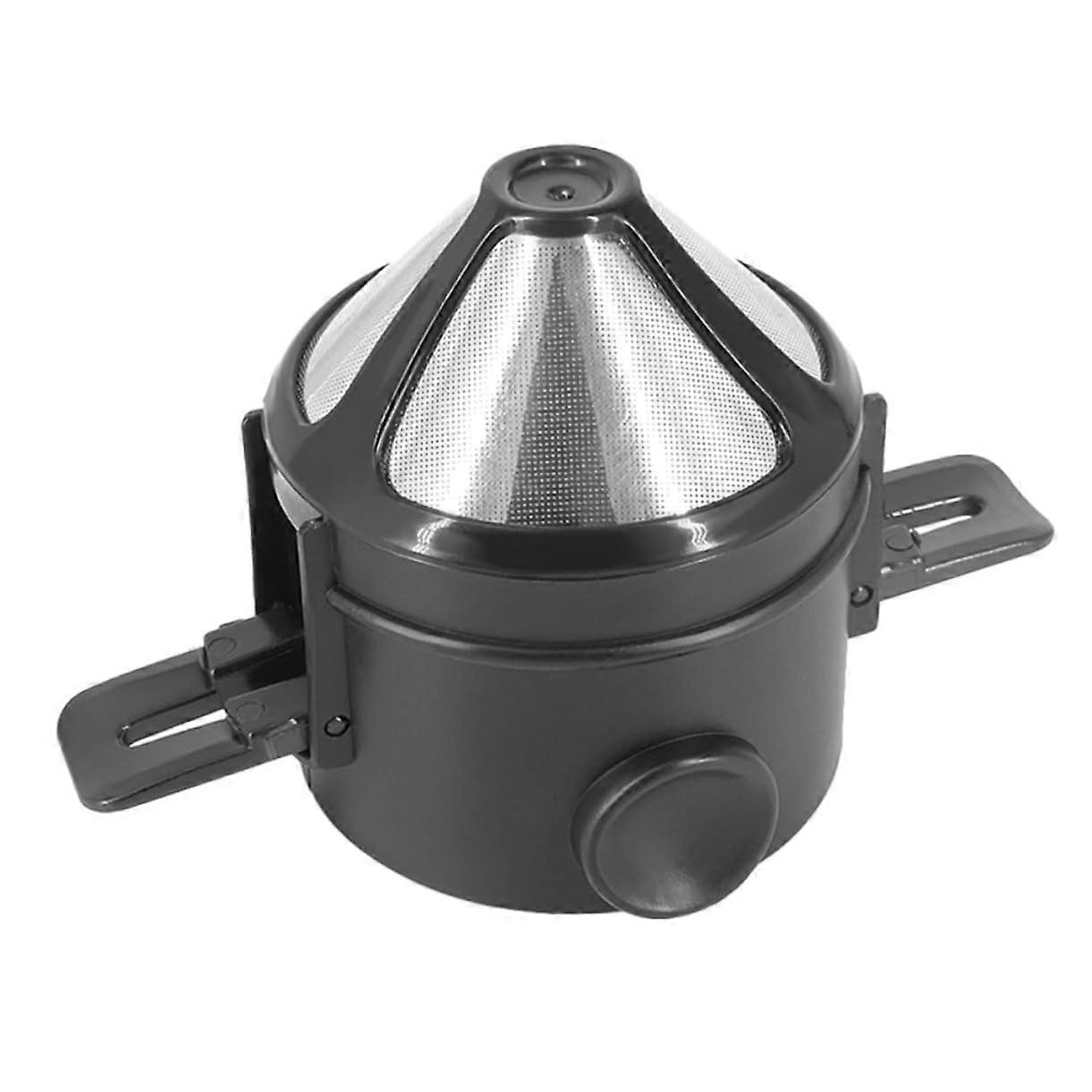 Reusable Ceramic Coffee Filter Cup Portable Manual Dripper for Smooth Brew Travel and Camping