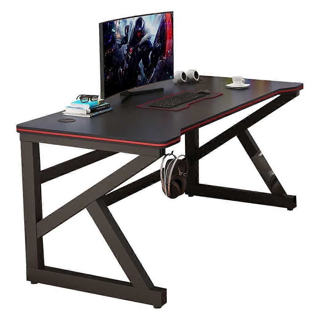 Ergonomic PC Computer Desk 80 cm Width, KShaped Computer Workstation, Cable Management, Gaming Desk for Home Office