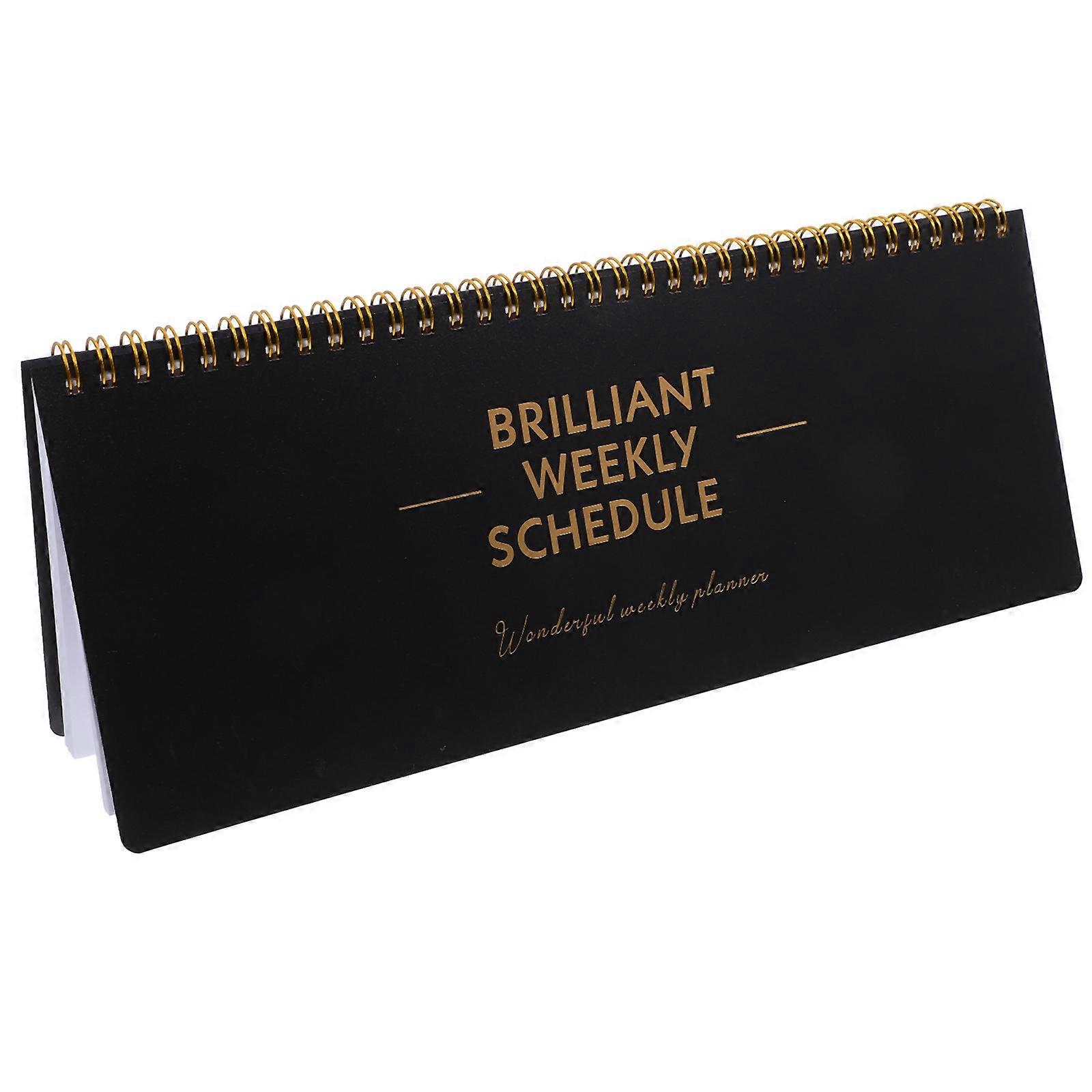 Weekly Planner Notepad Office Work Agenda Planner for Writing Use Notebook
