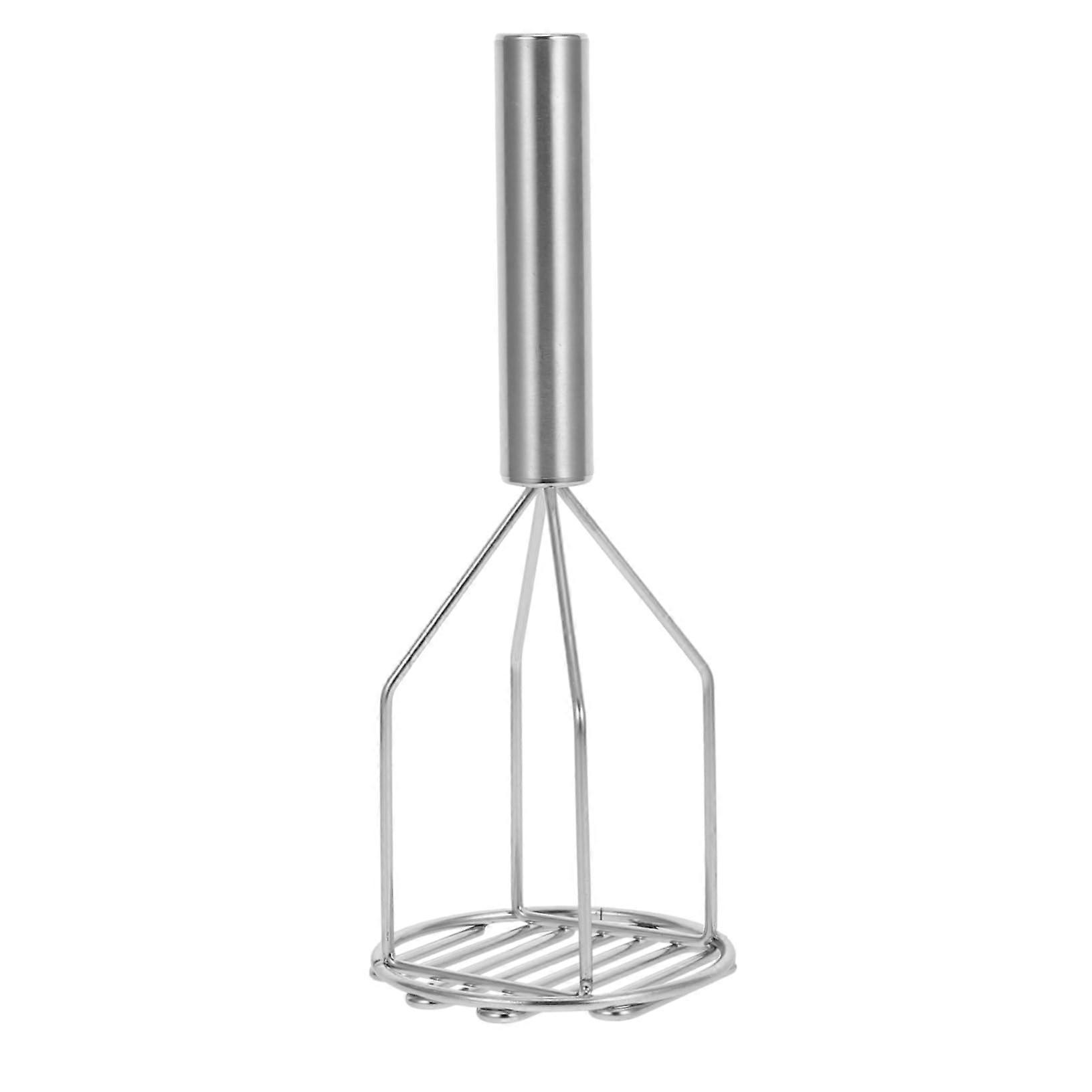 Stainless Steel Potato Masher with Ergonomic Handle for Smooth Lump Vegetables and Potatoes