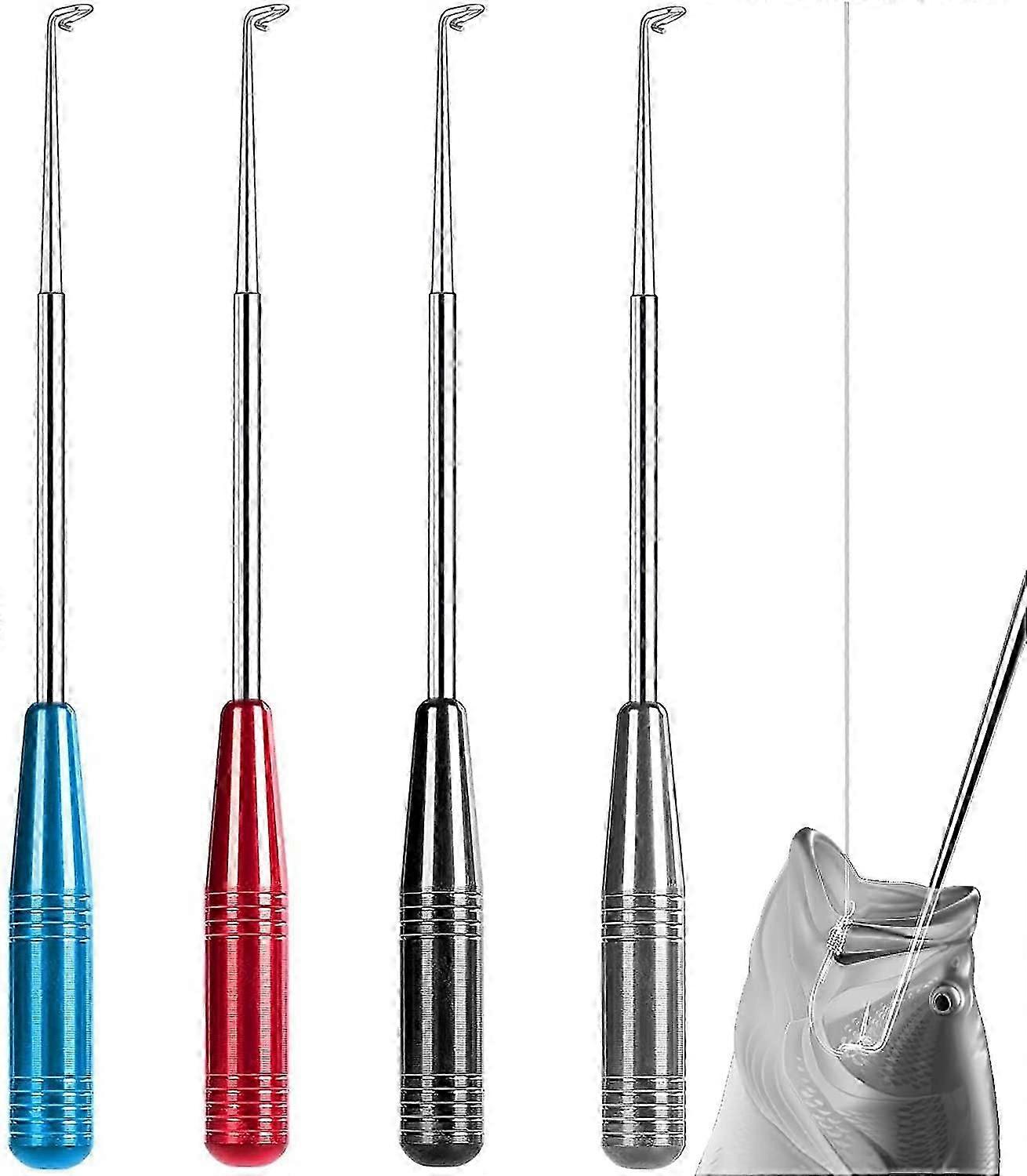 4PCS Fishing Hook Quick Removal Tool Descending Device Remover Detacher