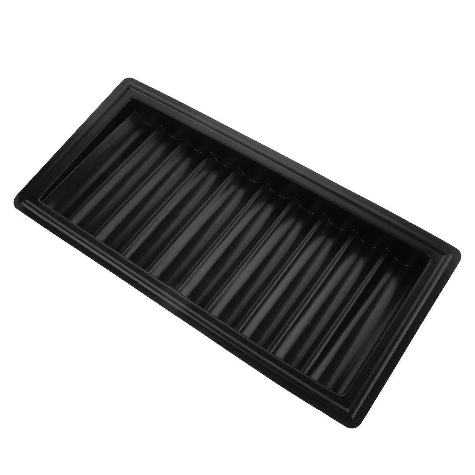 Poker Chip Tray Acrylic Chip Holder for Compact Black Storage