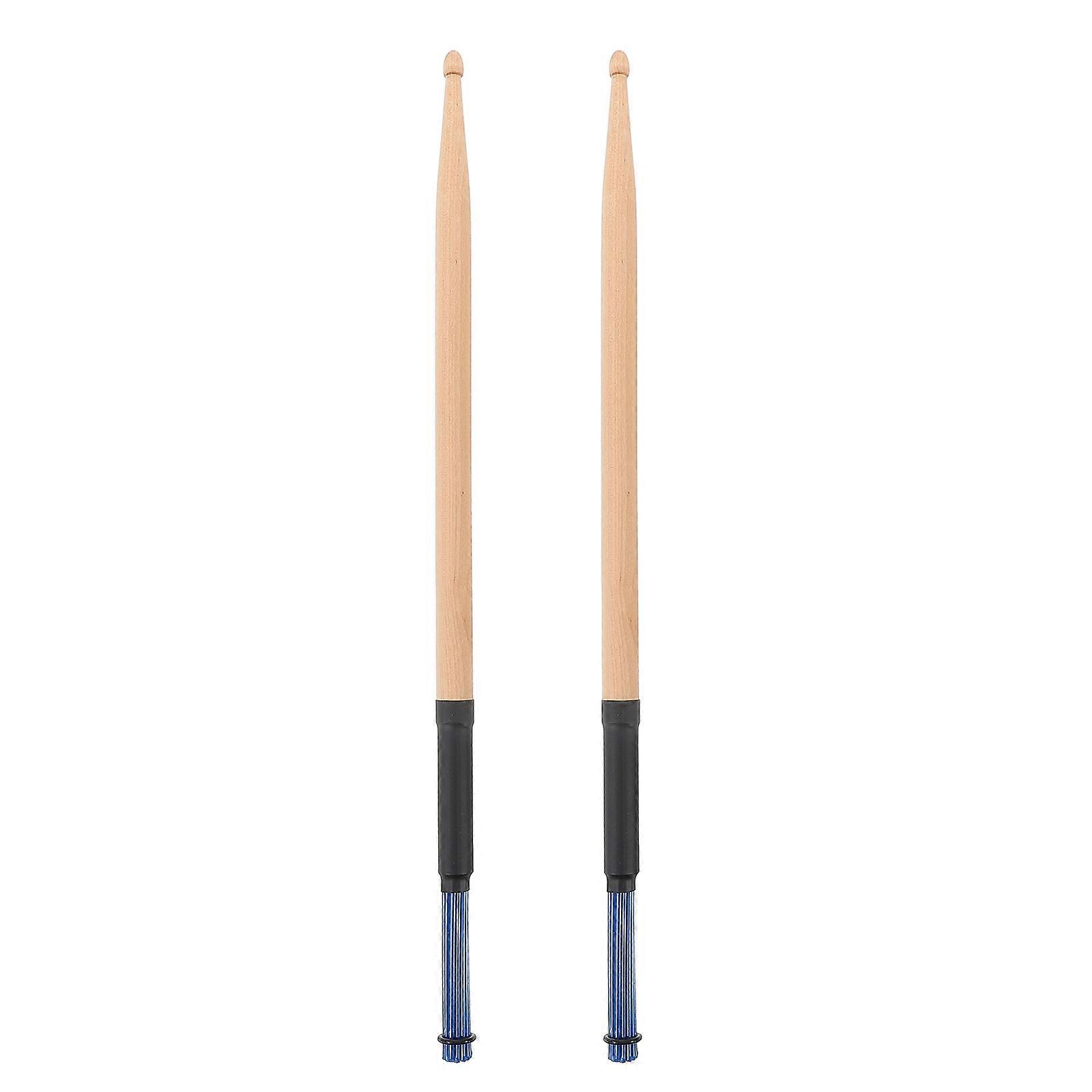 Wooden Drumstick 1Pair for Drum Use Thickened Design Rhythm Rods Blue