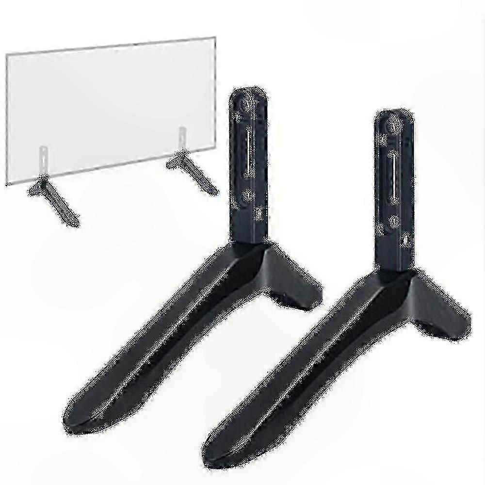 Universal TV Stand Base Mount for 32-65 Inch LCD TVs, 2pcs, Black
