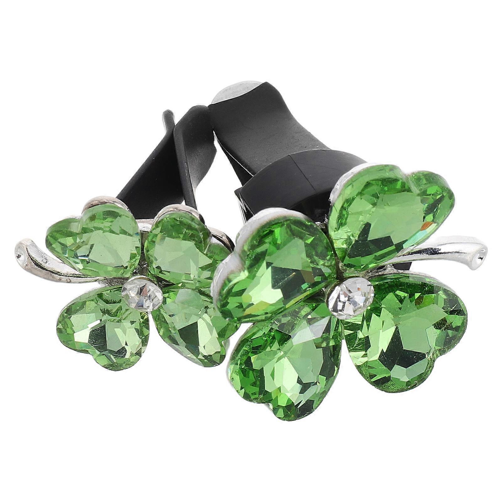 Aromatherapy Car Diffuser Clip 2Pcs Lucky Four Leaf for Vehicle Interior