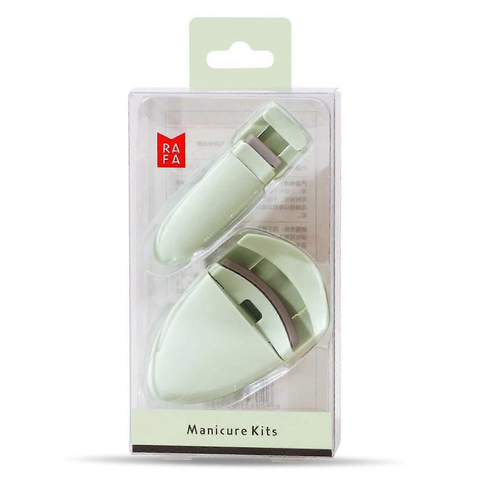 Light Green Eyelash Curler - Compact, Portable, Wide Angle, Long-Lasting Curl & Definition