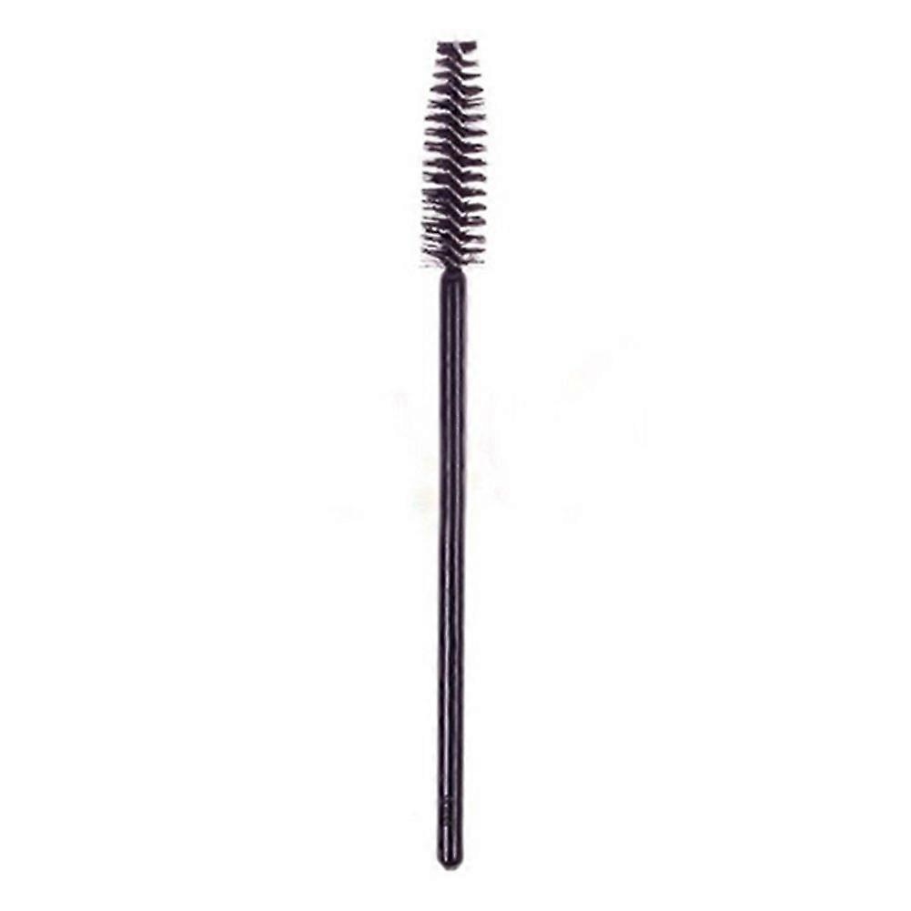 50pcs Black Disposable Eyelash Brushes Mascara Wands for Makeup and Brow Application