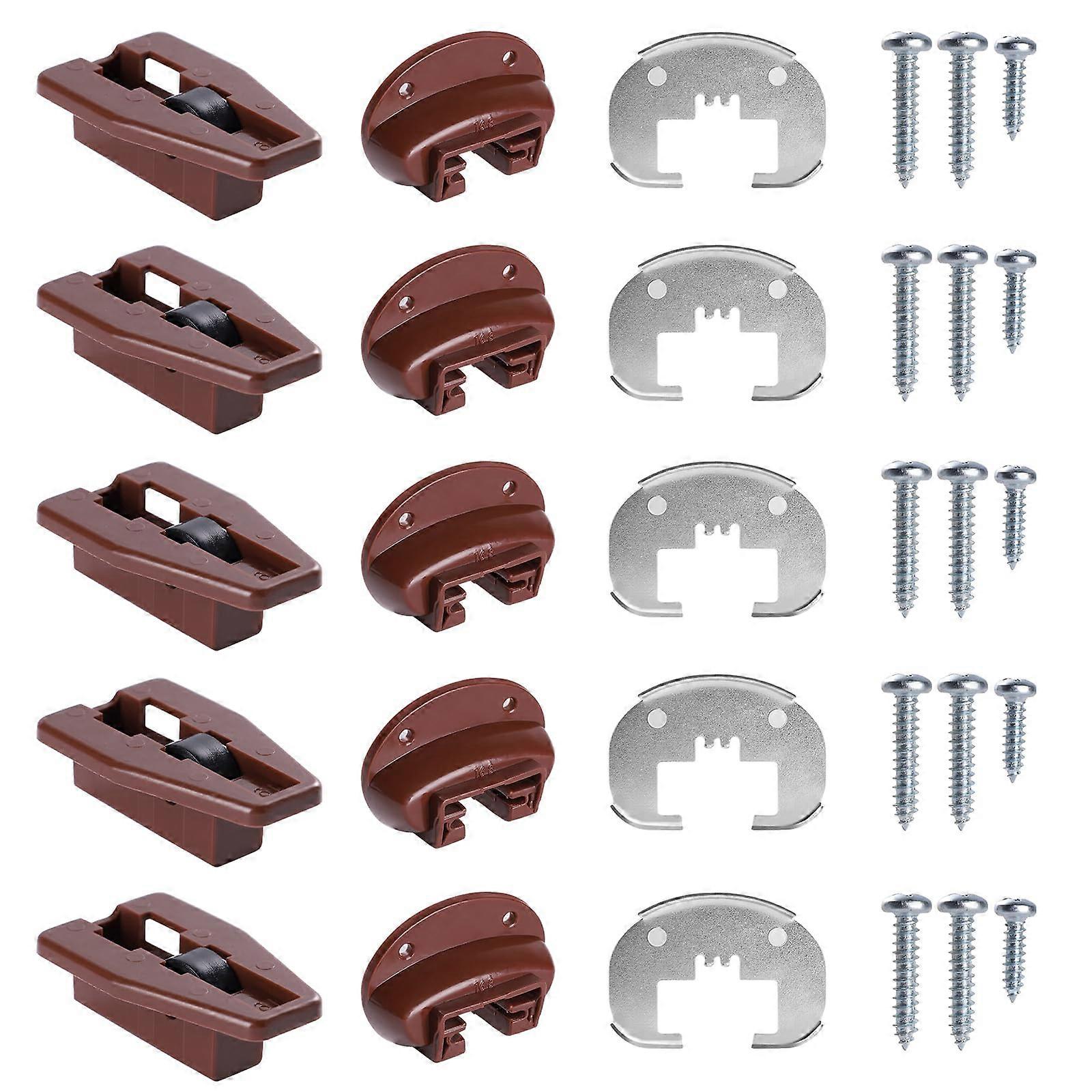 Drawer Slides  Kit 5 Sets Heavy Duty Replacement Track Guides for Kenlin RiteTrak II Dresser
