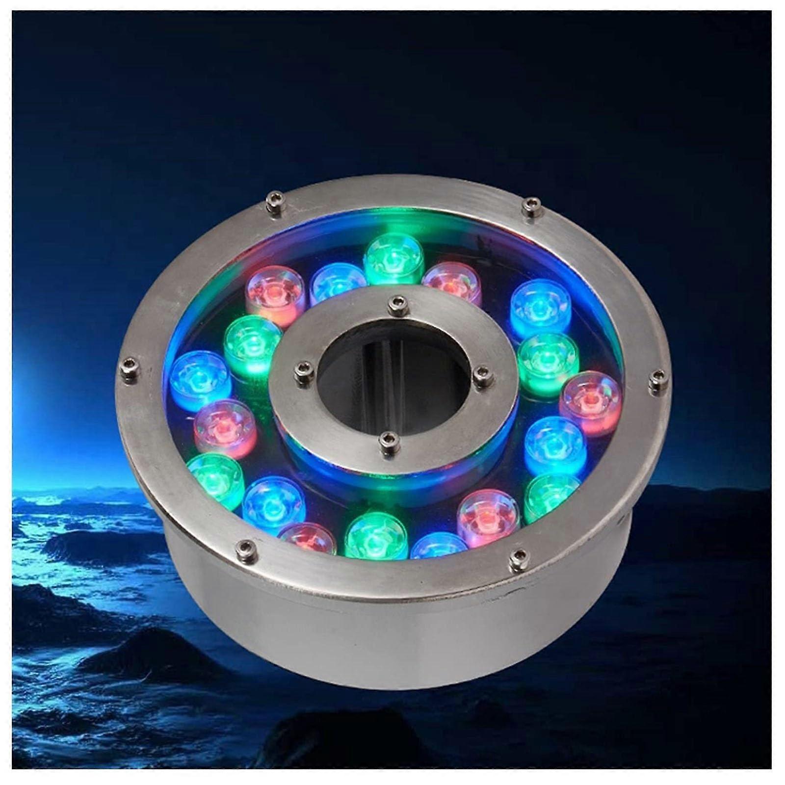Underwater LED Fountain Light IP68 Waterproof 12V Cold White Pond Spotlight for Garden Pool
