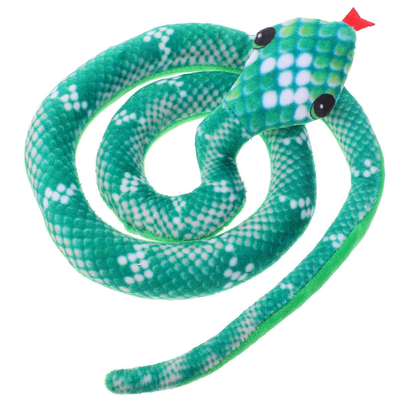 Interactive Snake Toy for Cat with Plush Sound Chewing Toy
