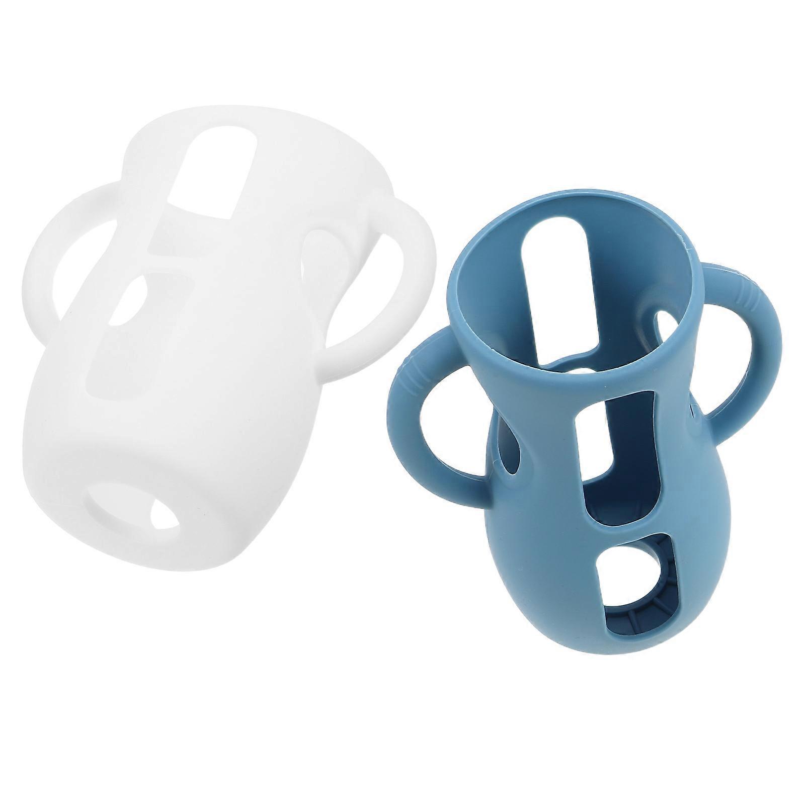 Bottle Silicone Sleeve with Handle for 2Pcs Protective