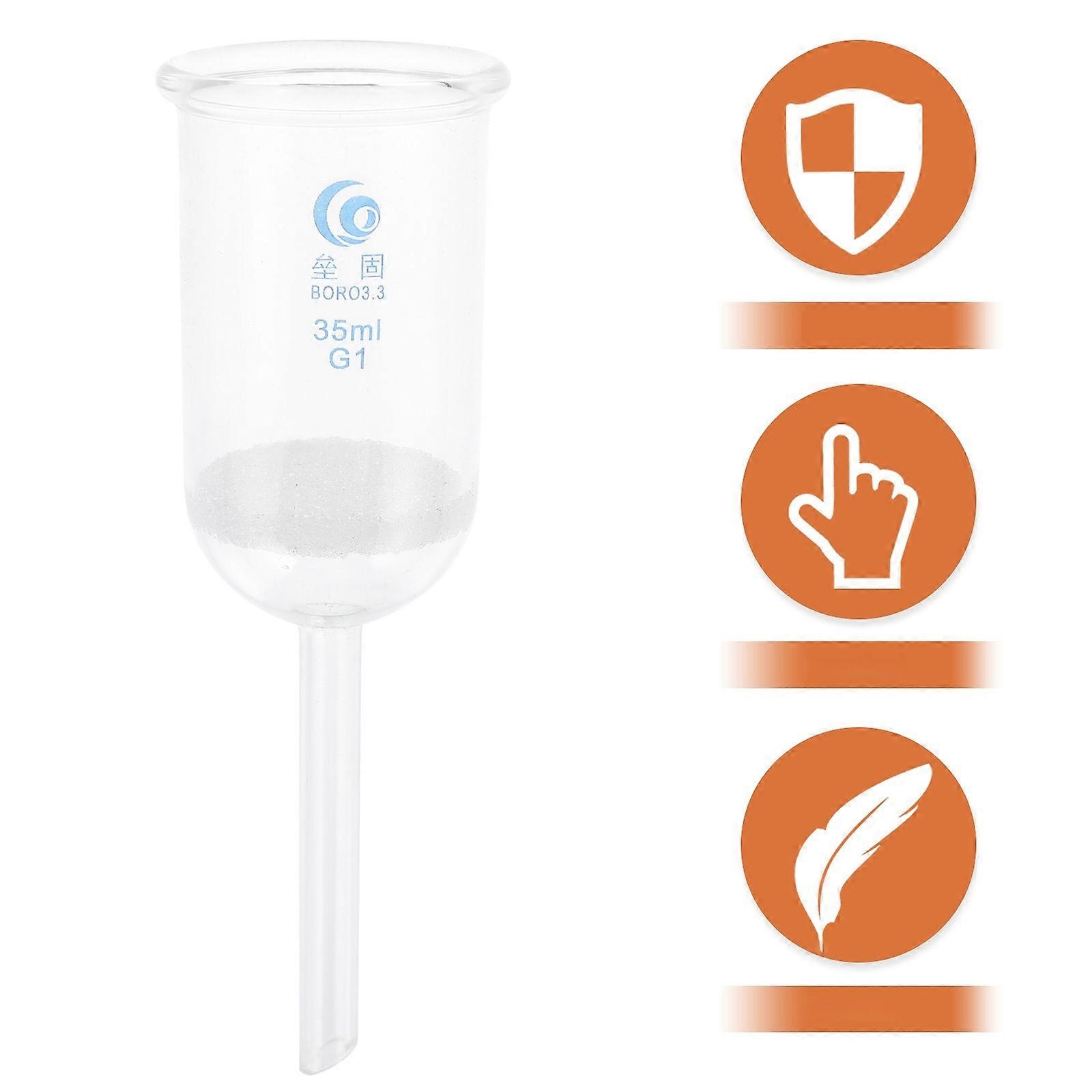 Transparent Acid Resistant Glass Funnel for Laboratory Experiment Use