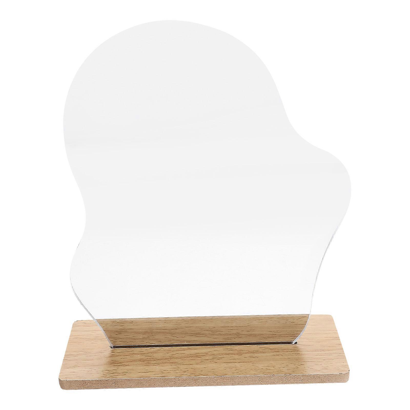 Table Mirror with Stand for Makeup 3Sets of Aesthetic Irregular Desk Mirrors