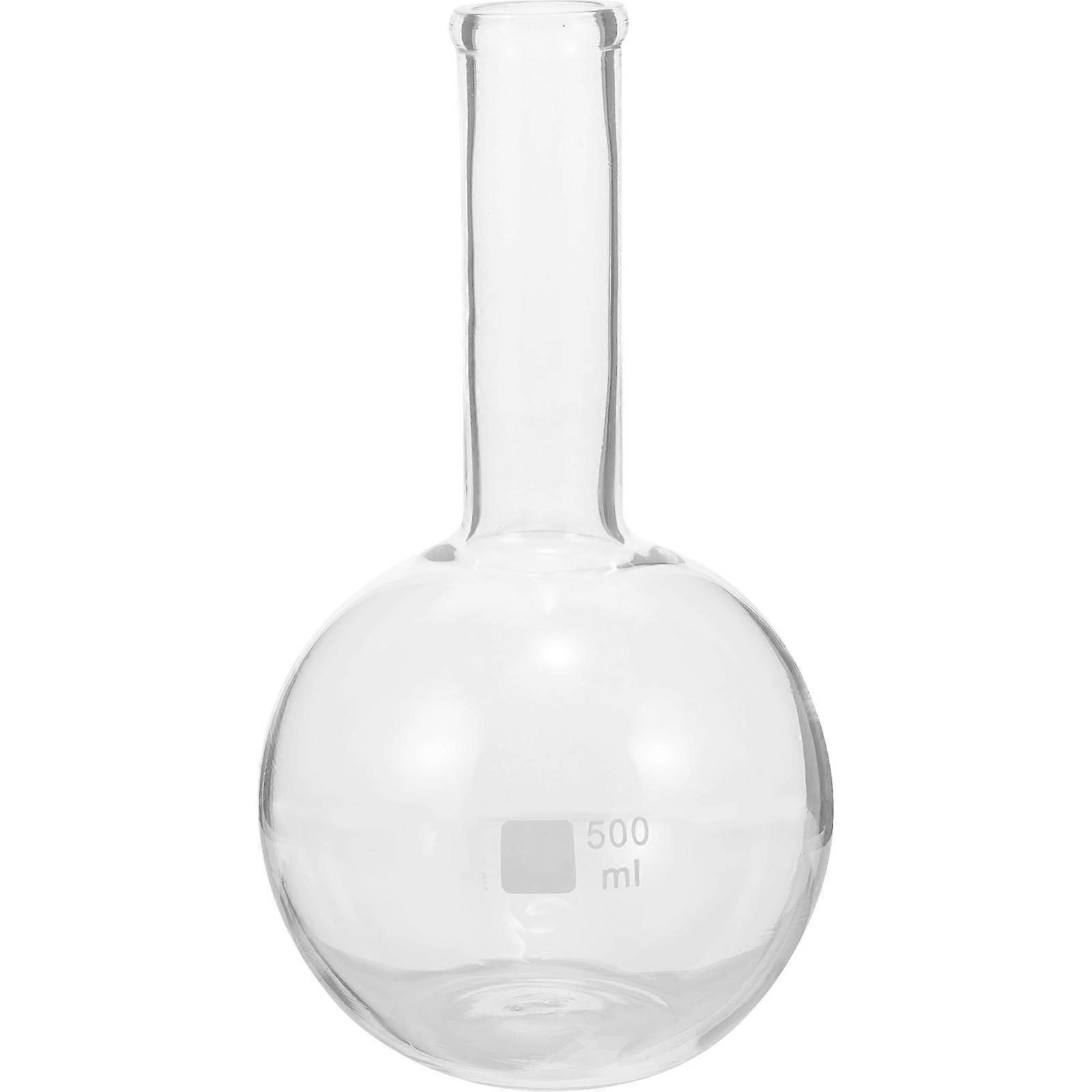 Storage Use Glass Flask Clear Laboratory Flask Transparent Experiment Jar