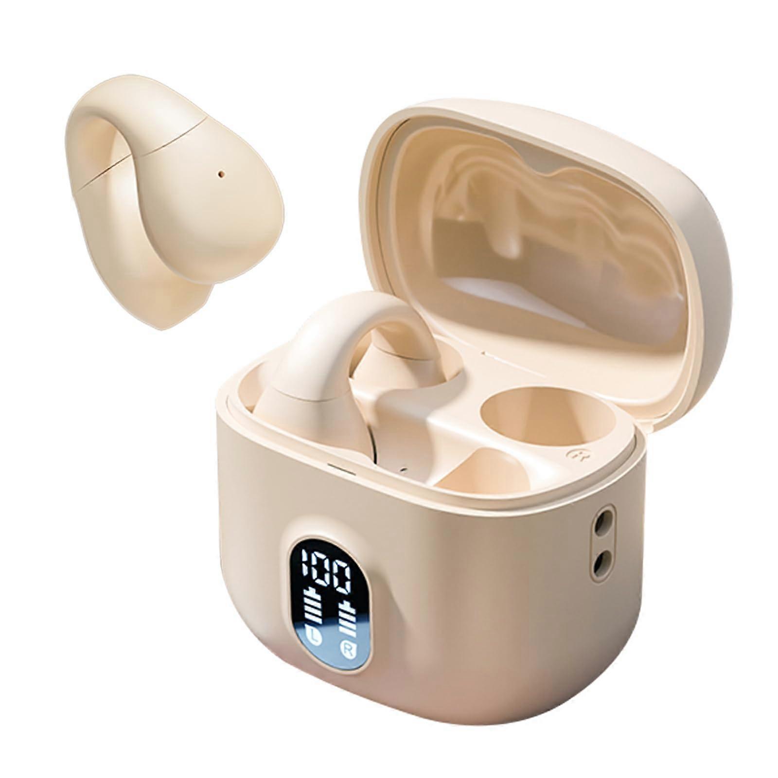 AI Translation Earbuds with RealTime 150 Language Support, OpenEar Clip Design Bluetooth 5.4