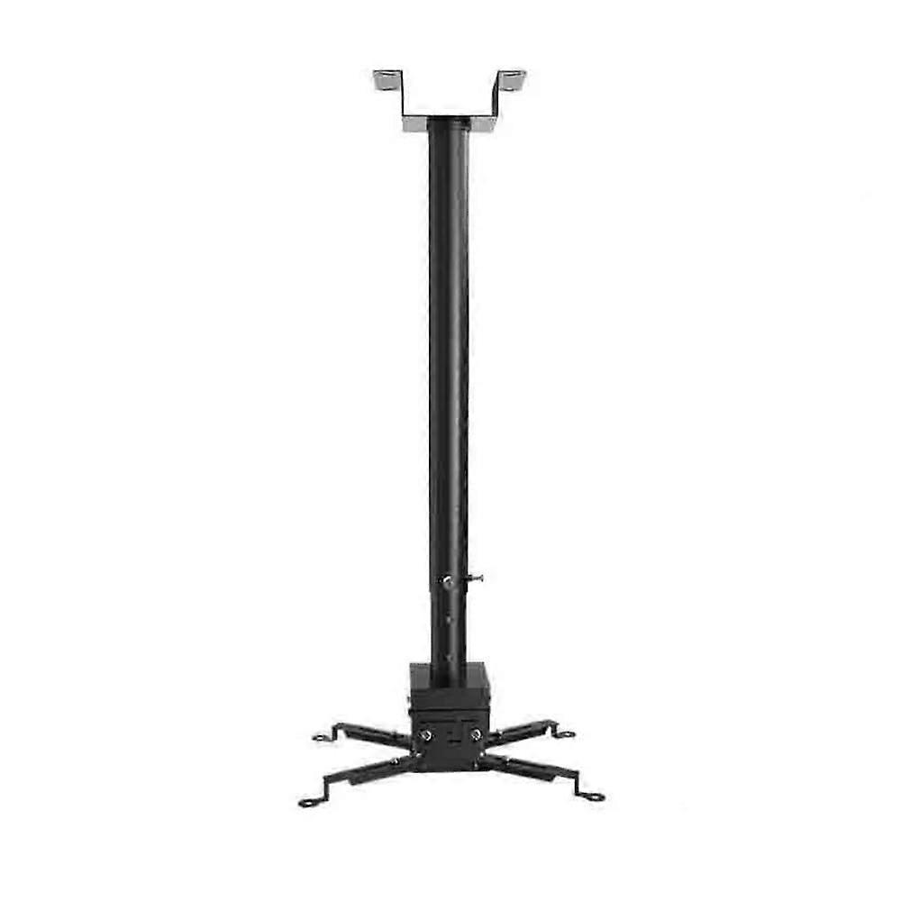 Projector Stand Universal Ceiling Extension Adjustable Telescopic Fixed Hanging Bracket Mount Black