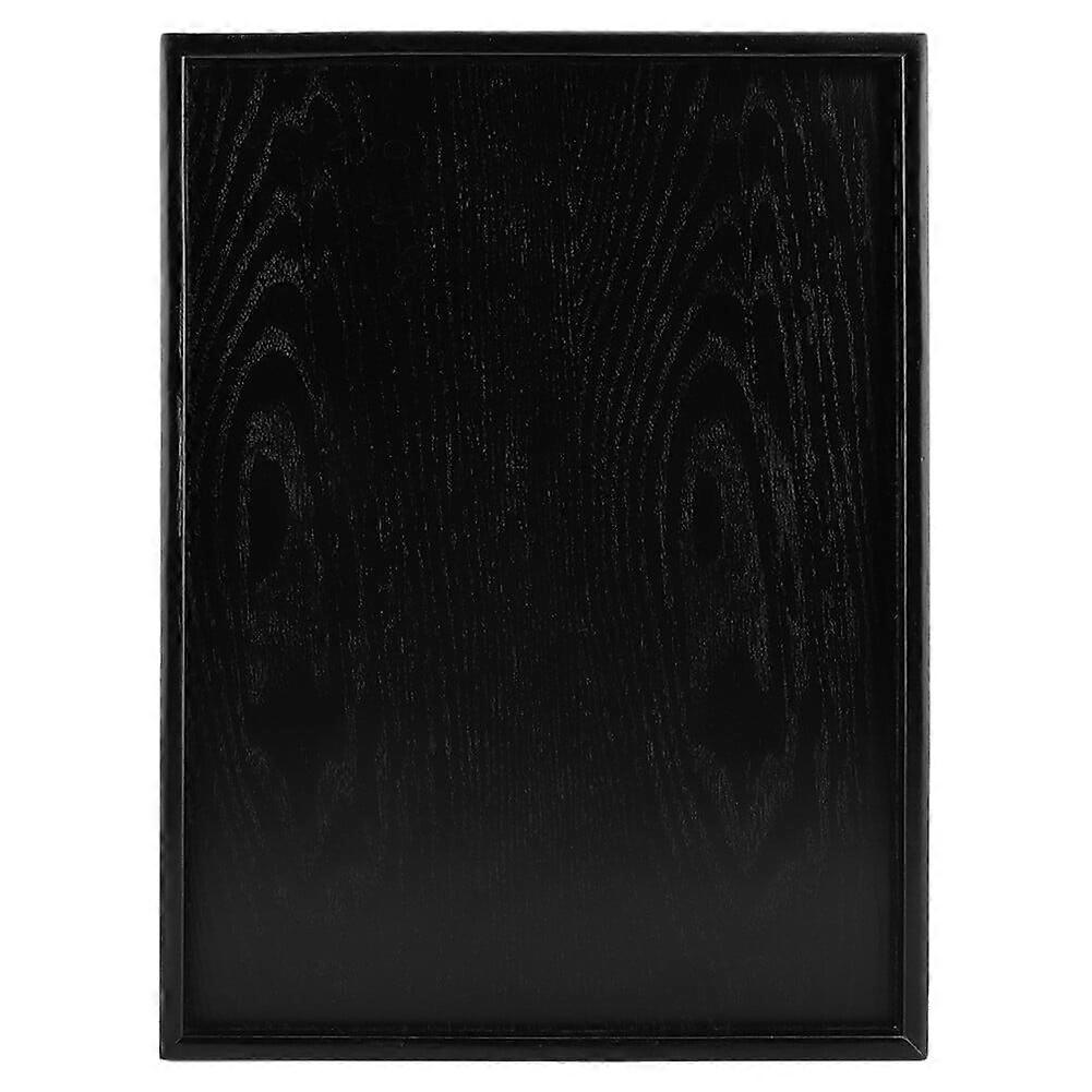 Solid Wood Tea Tray Rectangle Serving Tray for Tea, Coffee, Snacks - Restaurant Tray (40*30cm)