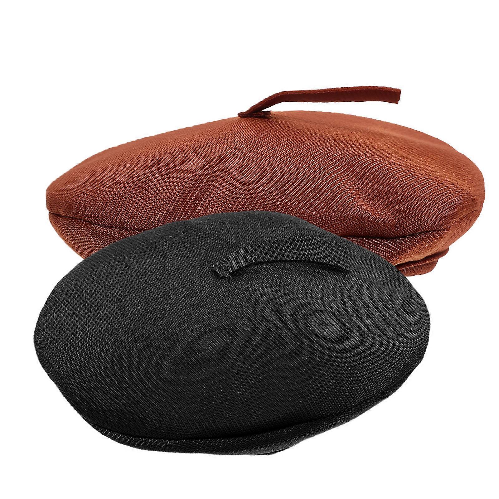 Mini Dolls Hat Doll Beret Hat for Decor 6Pcs Assorted