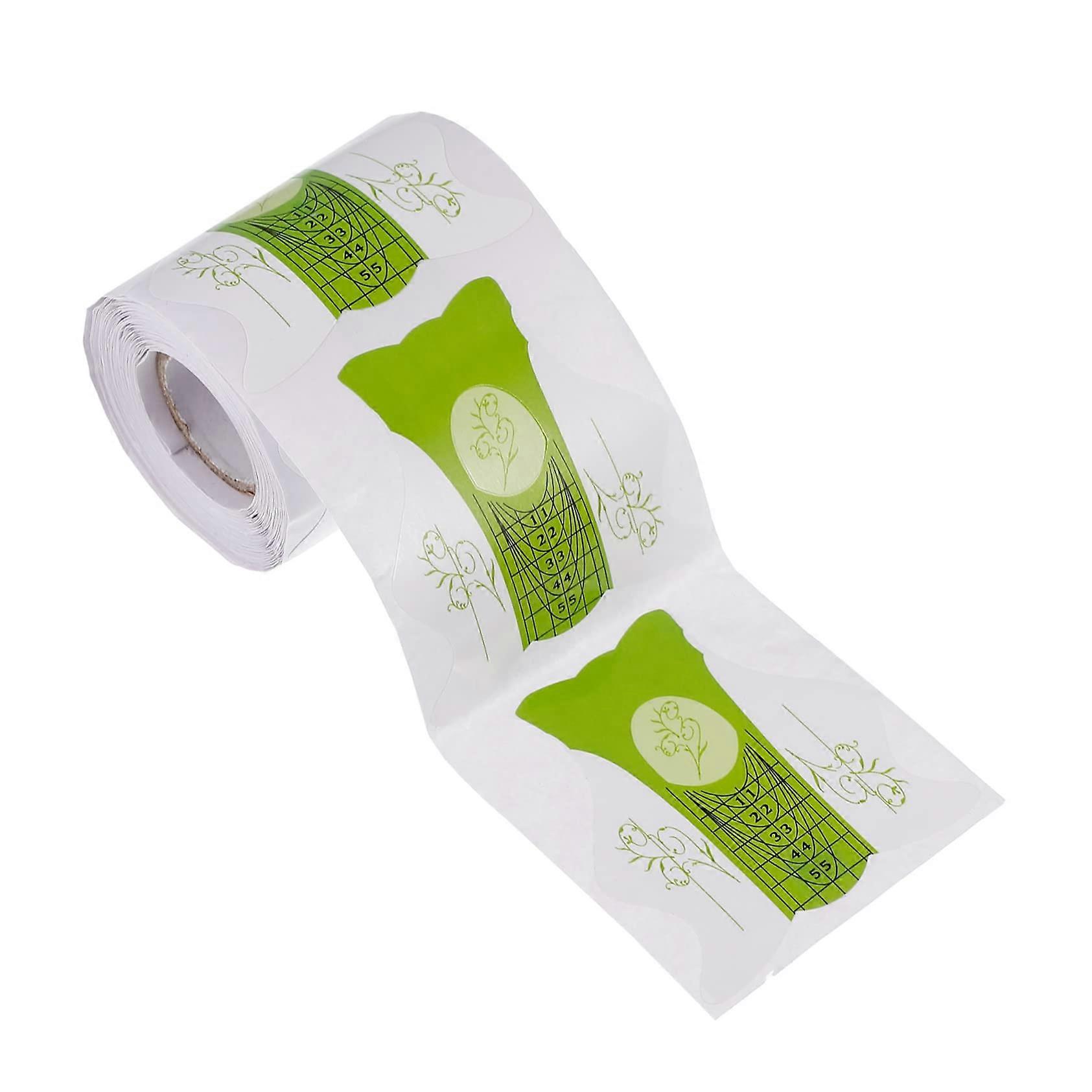 Nail Extension Forms 100pcs with Precise Shaping Guides for Acrylic and Gel MultiShape Use